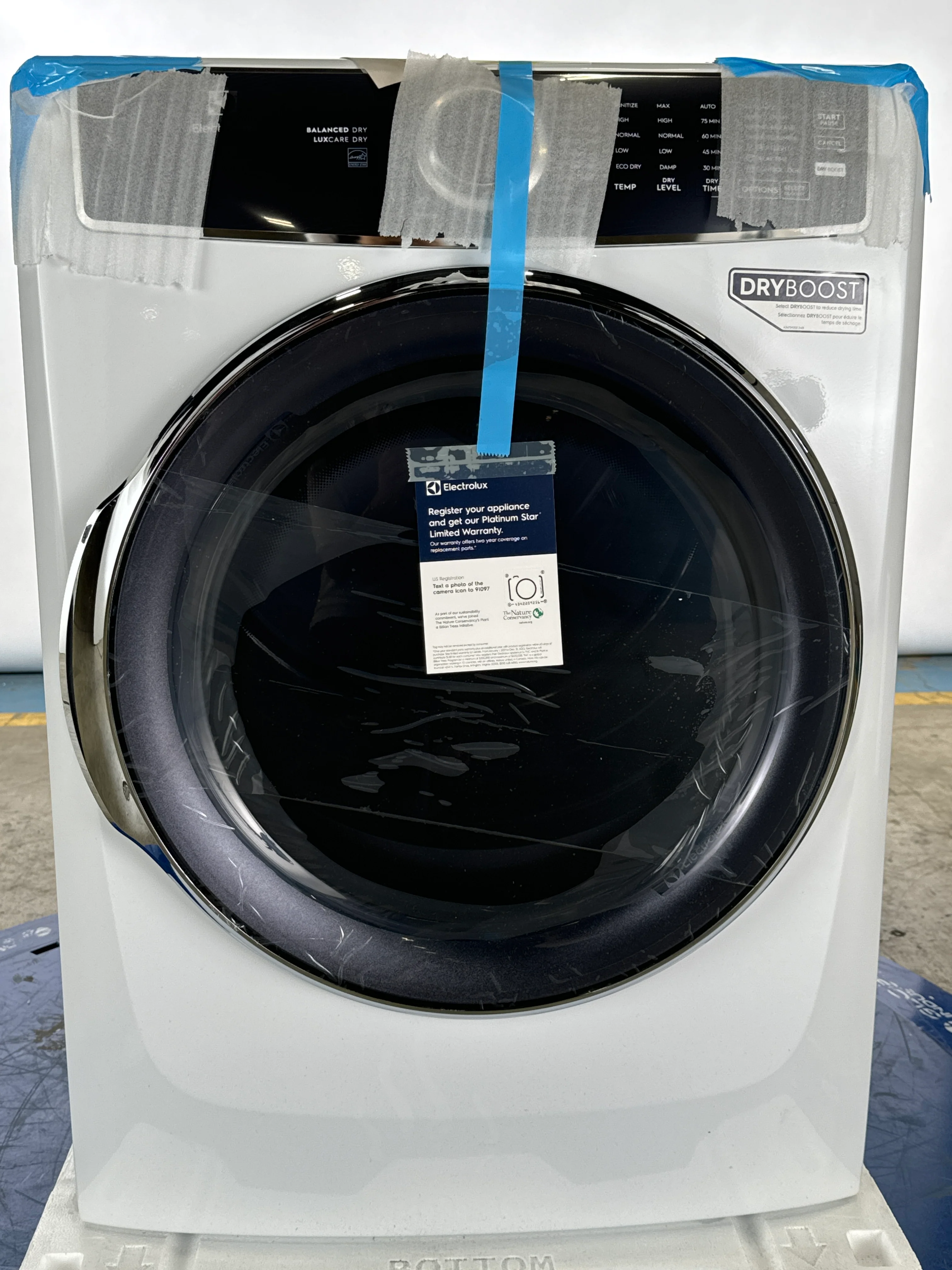ELECTROLUX 5 SERIES 8.0 CU FT. ELECTRIC FRONT LOAD DRYER WITH LUXCARE DRY SYSTEM - ELFE753CAW - Inhomebuy