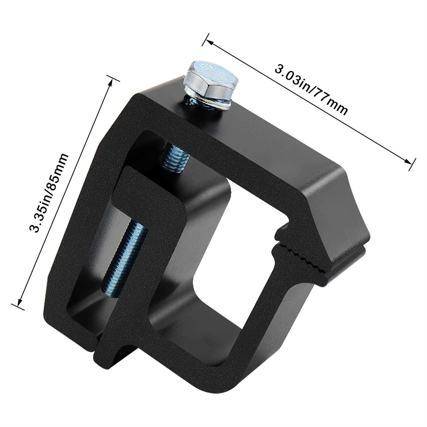 MOTAFAR Mounting Clamps Ladder Rack Clamps Truck Cap Topper Camper Shell Heavy Duty for CHEVY Silverado Sierra 1500/2500/3500 - Inhomebuy