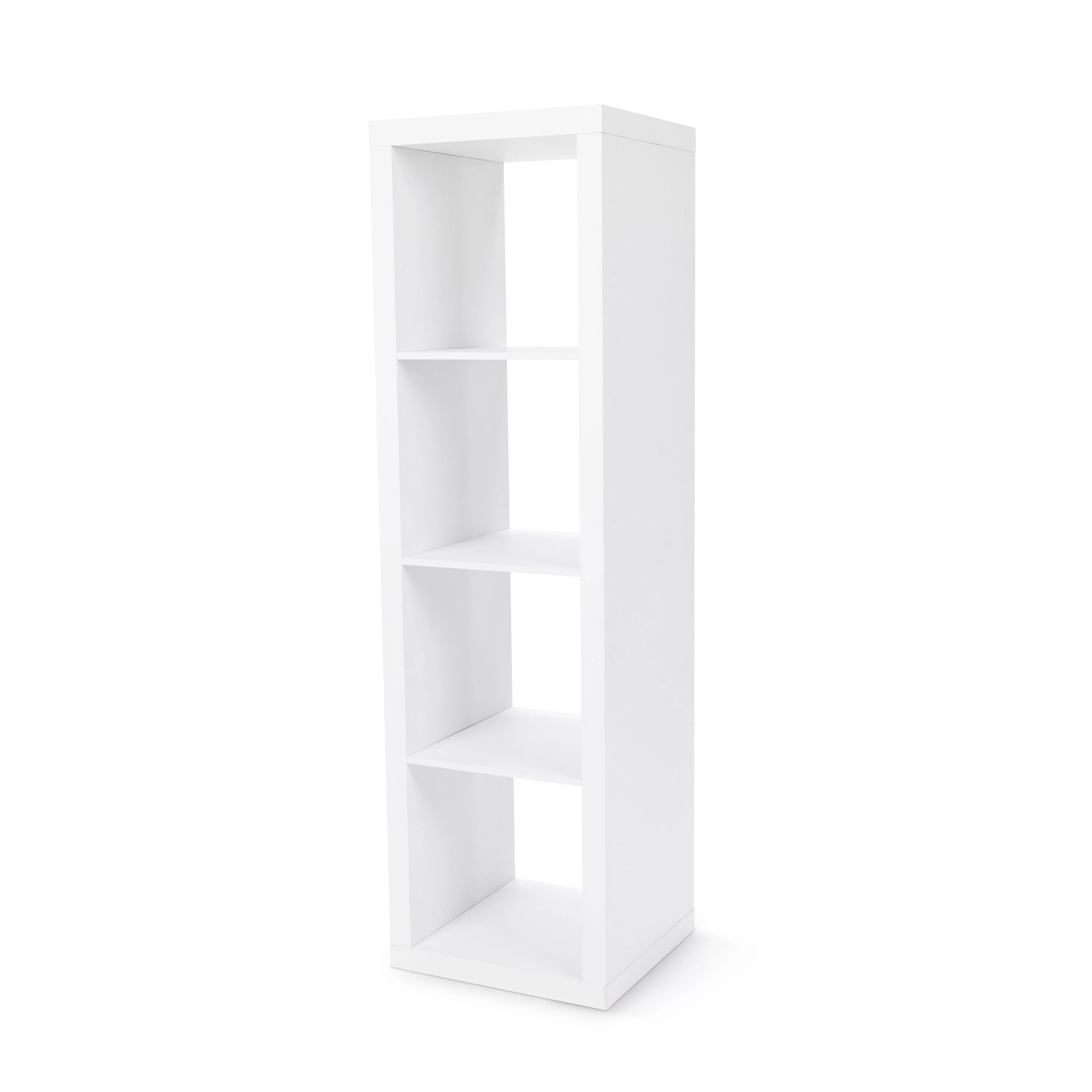 Better Homes & Gardens 4-Cube Vertical Storage Organizer, White Texture - Inhomebuy