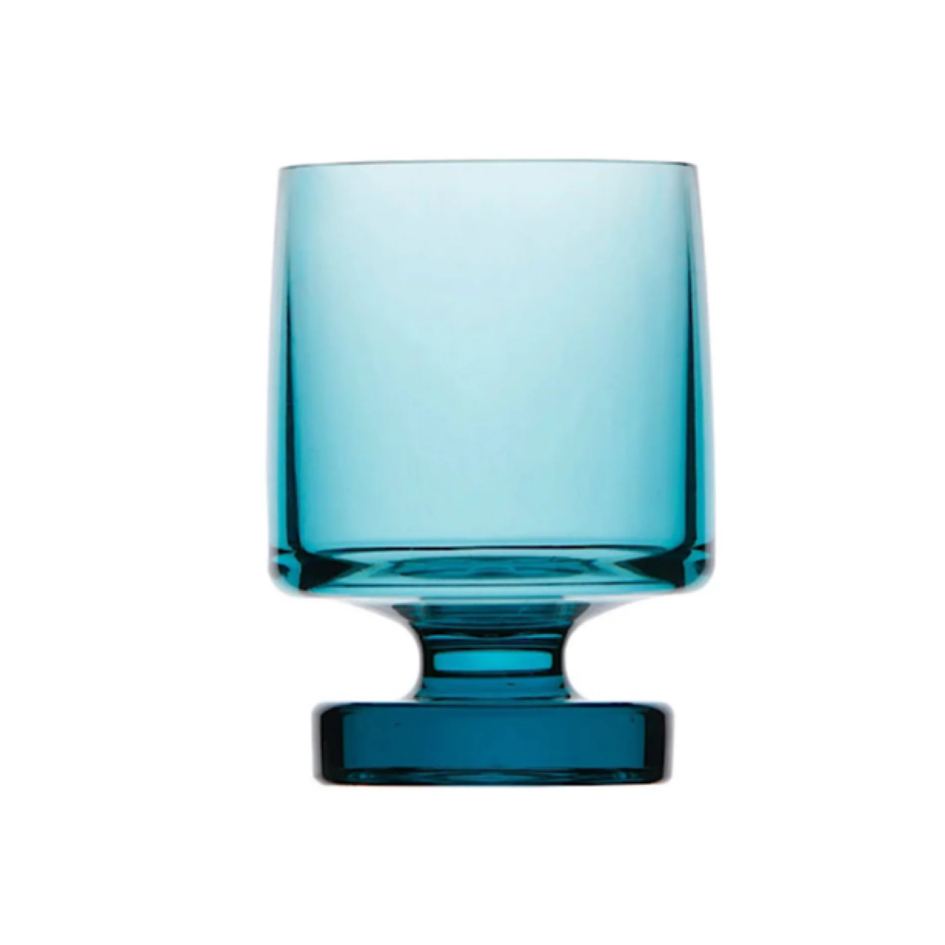 Bahamas Wine Cup Set 6 Pcs Ecozen Turquoise - Inhomebuy