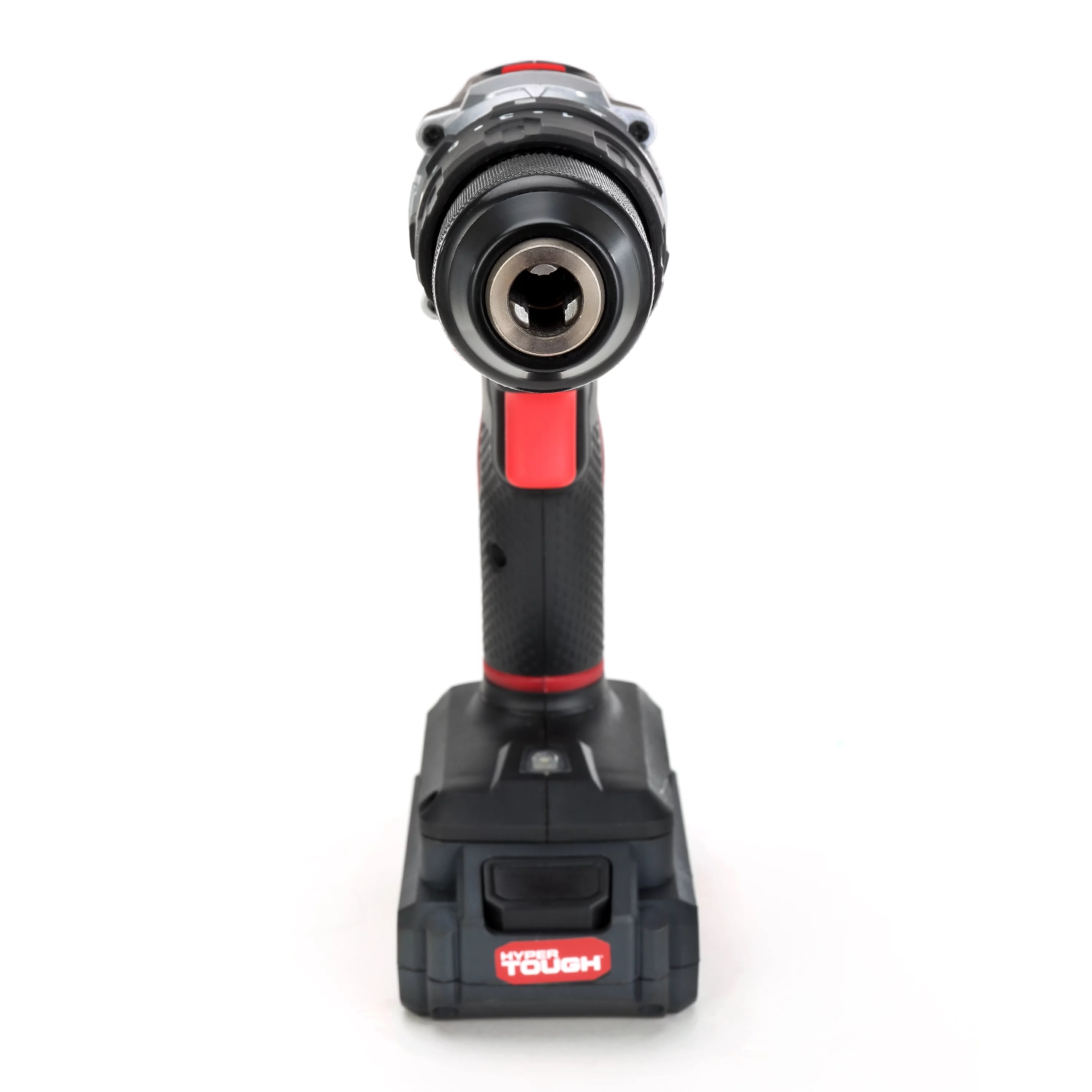 Hyper Tough 20V Max Lithium-Ion Cordless Hammer Drill, 1/2 inch Chuck, 2 Speeds with 1.5Ah Lithium-ion Battery & Charger, Bit Holder & LED Light - Inhomebuy