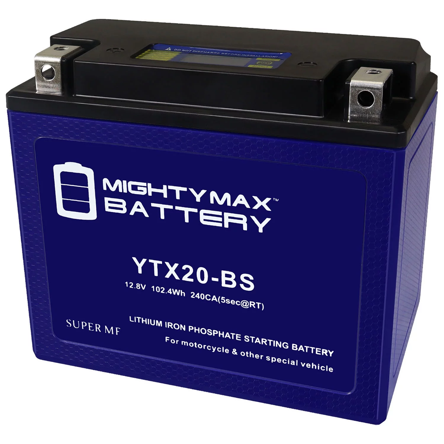 YTX20-BS Lithium Replacement Battery compatible with Arctic Cat ATV 500 13-17 - Inhomebuy