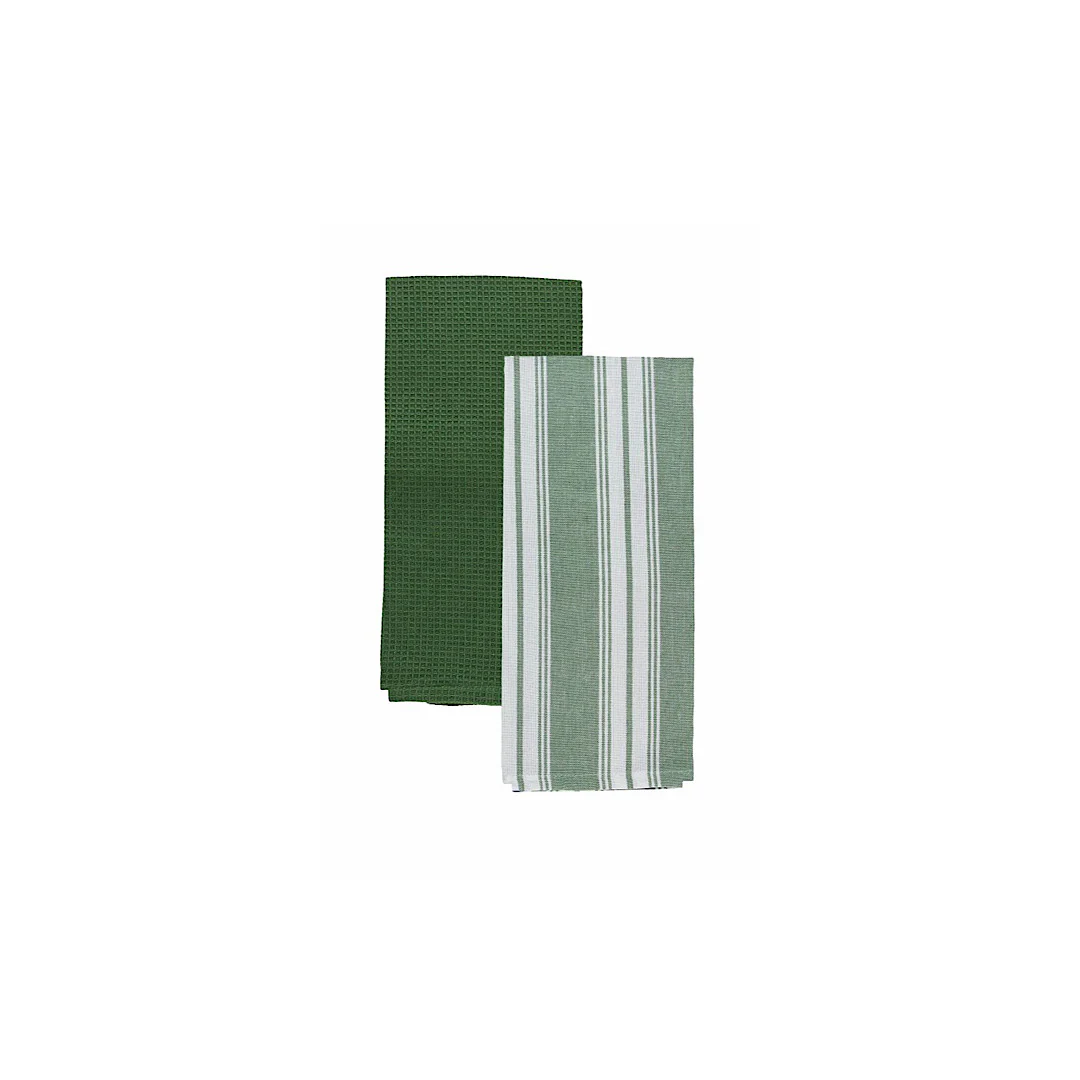 Set 2 Cloths 50x70cm Textile Verde - Inhomebuy