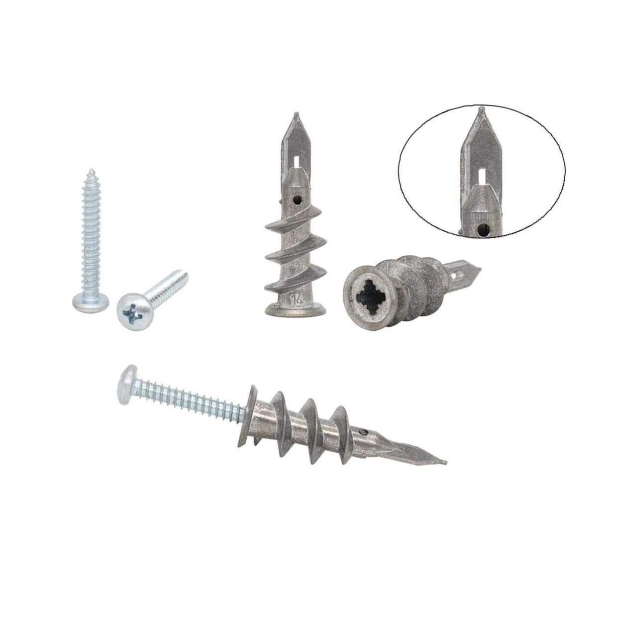 Zinc Plated Screw Eye - Inhomebuy
