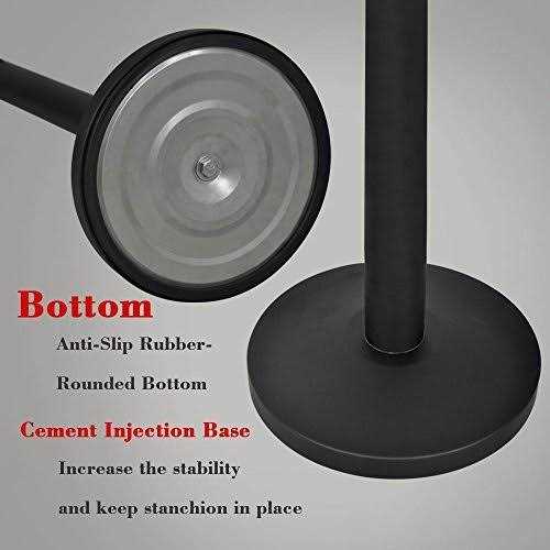 Yaheetech Retractable Belt Stanchion Set Crowd Control Stanchion Stanchion - Inhomebuy