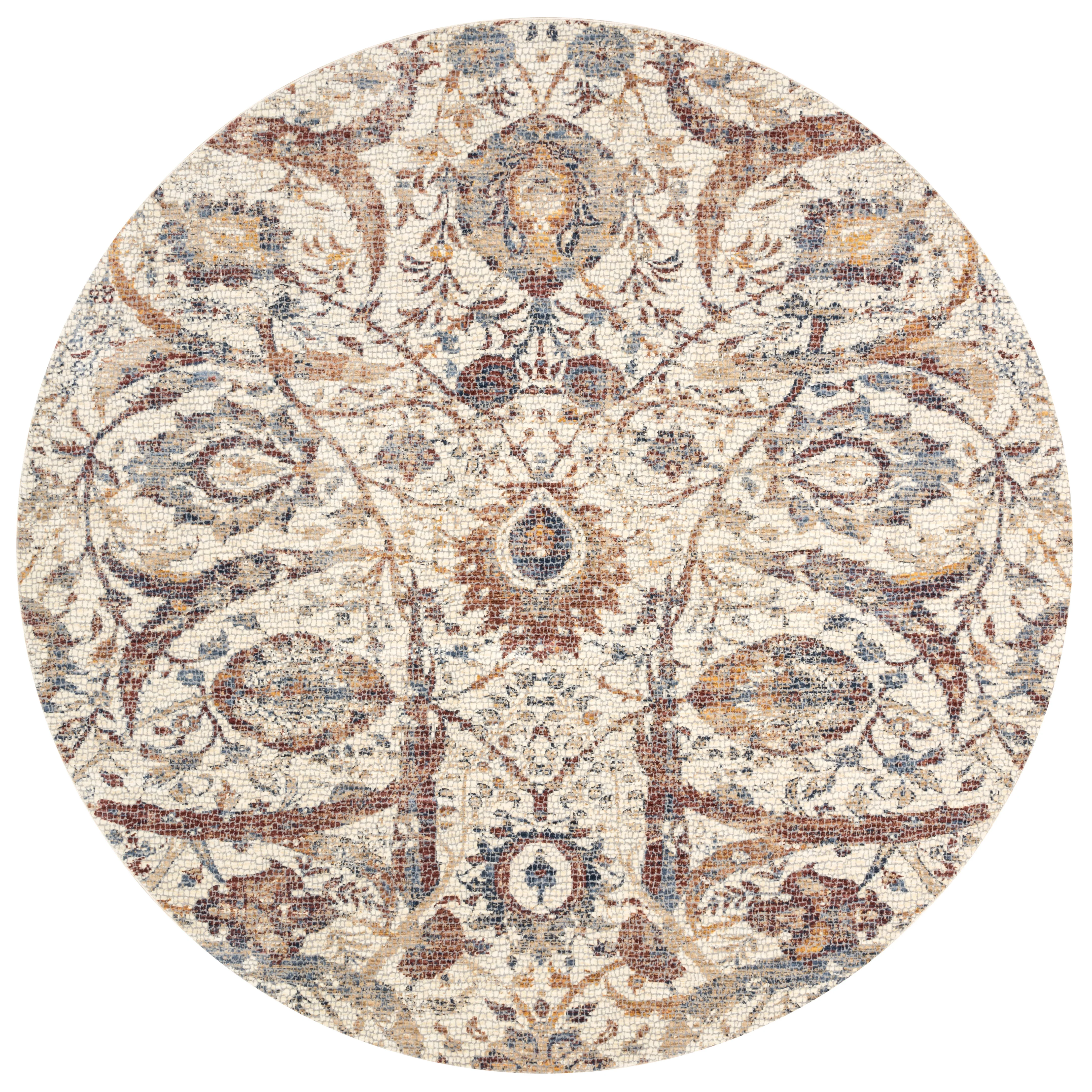 Loloi Rugs Porcia Collection Rug in Ivory, Multi - 7'10
