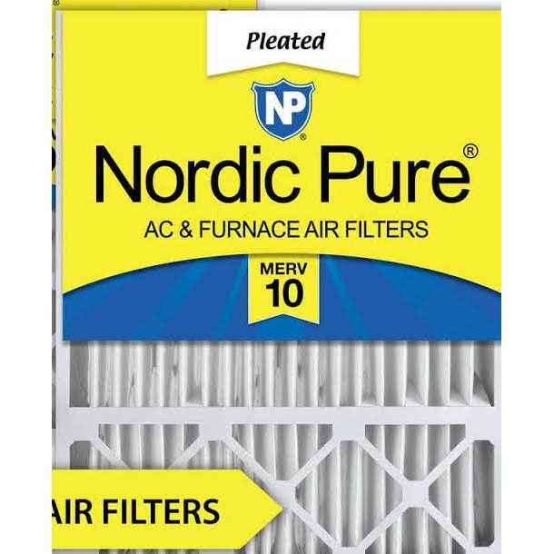 Nordic Pure MERV Pleated Plus Carbon AC Furnace Air Filters - Inhomebuy