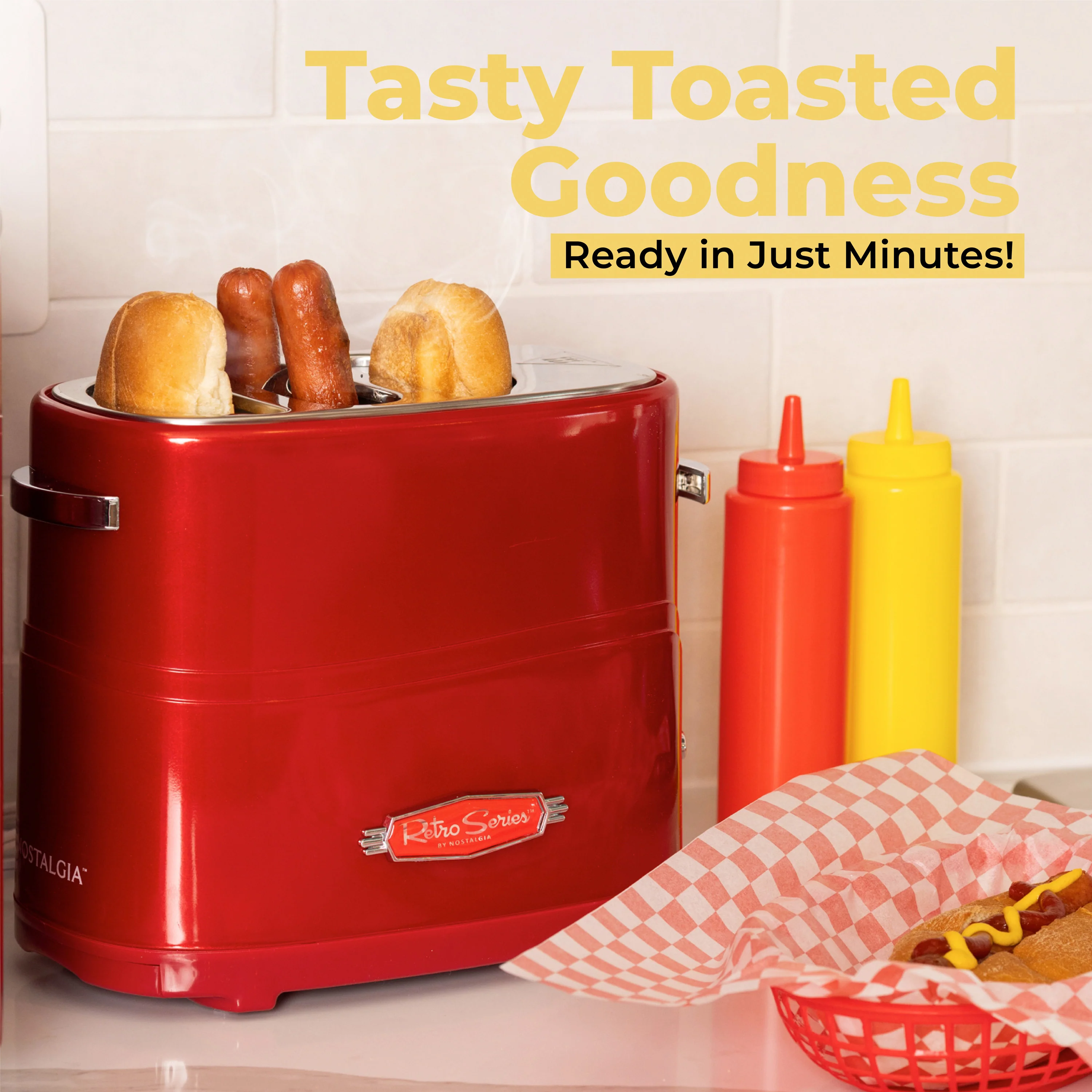 Retro Pop-Up Hot Dog Toaster - Inhomebuy