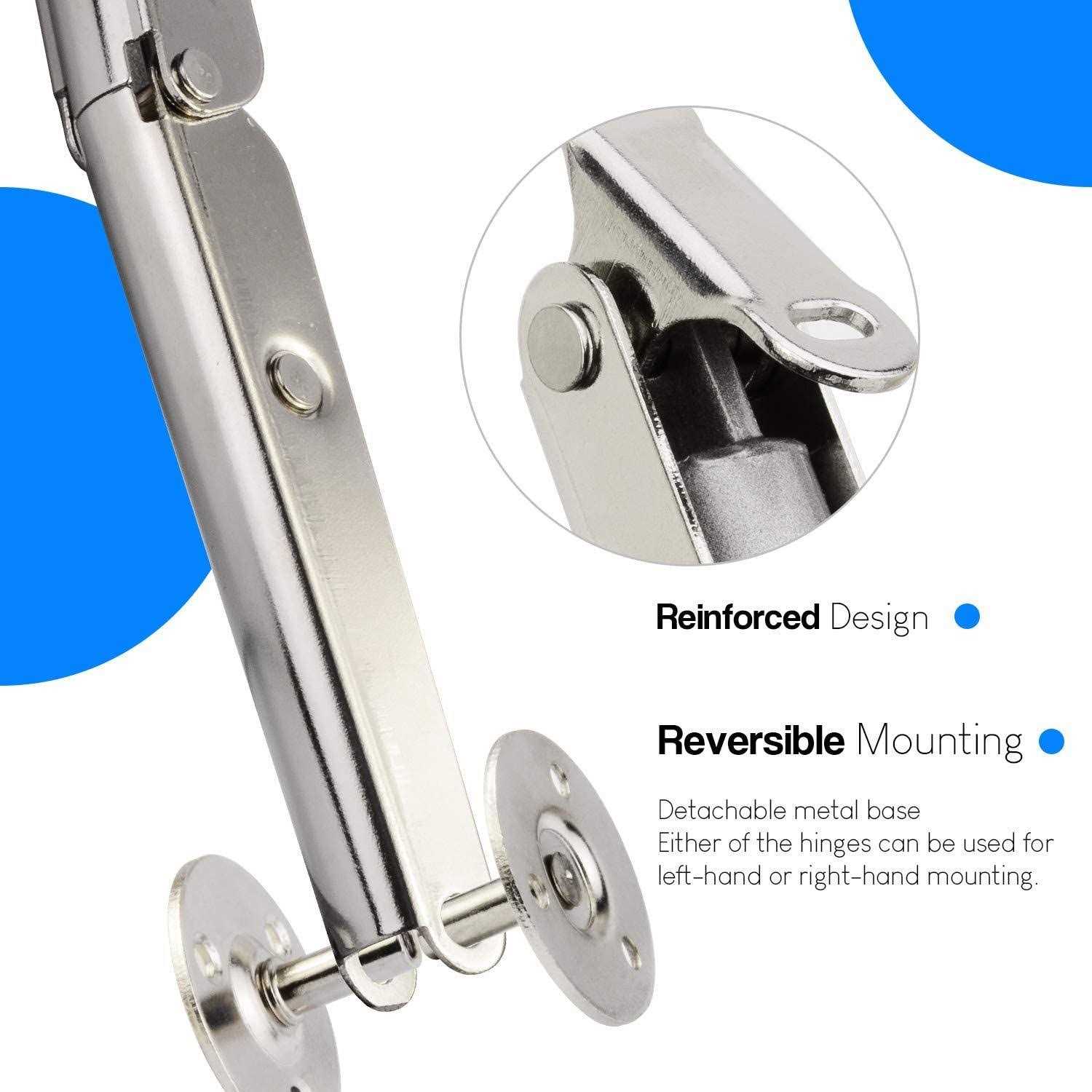 douper 100n/22lb gas spring hinge slow down drop leaf of cabinets desks slowly open drop leaf pack of 2 - Inhomebuy