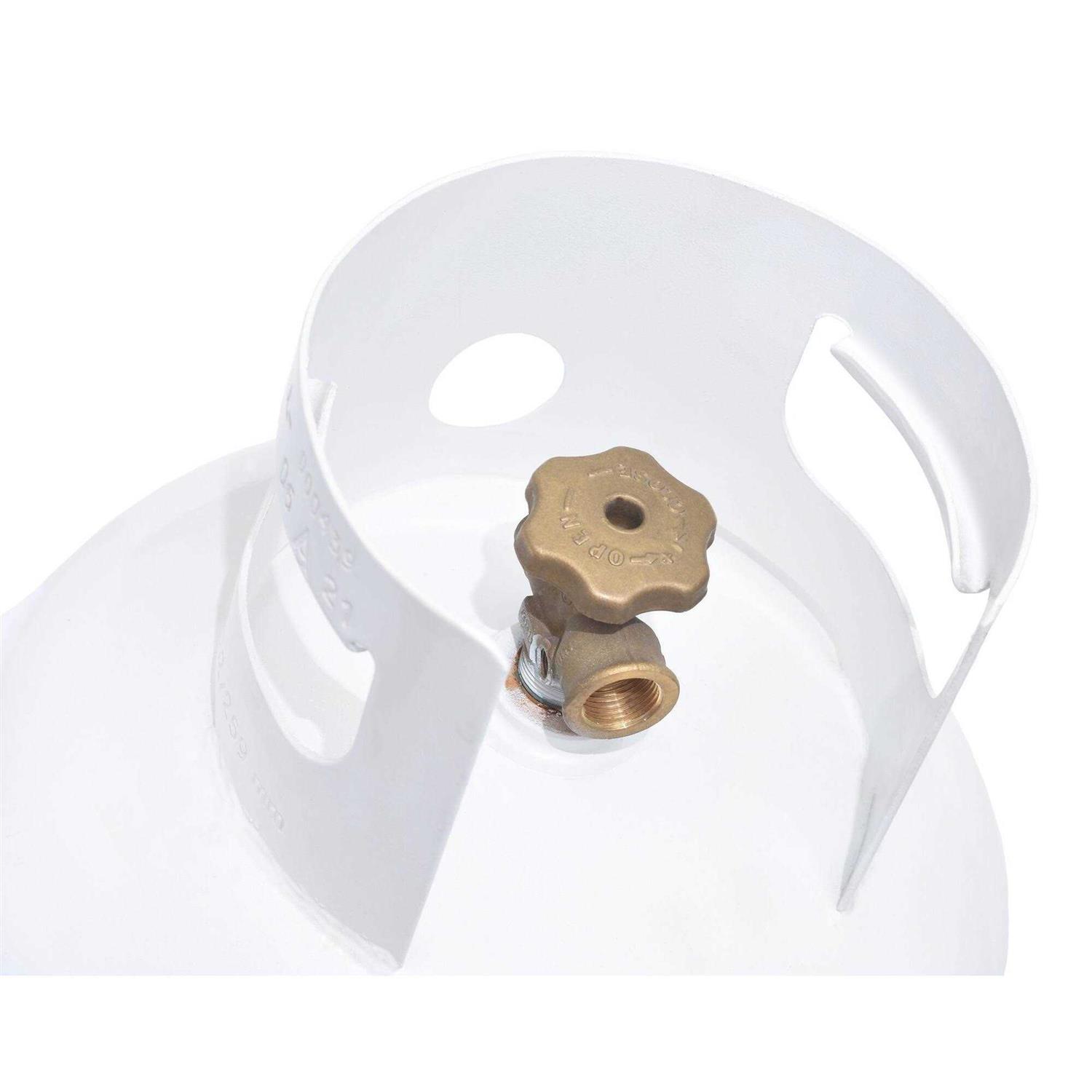 Flame King 40lb Horizontal & Vertical Propane Cylinder with OPD & Wheels - Inhomebuy