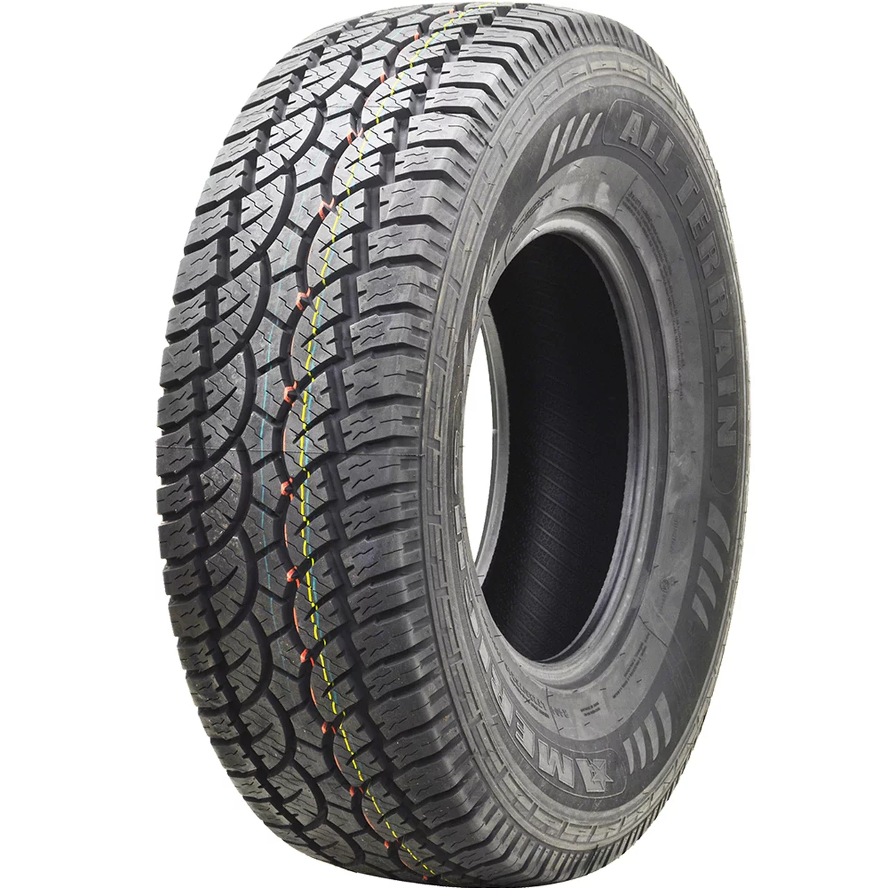 Americus Rugged All Terrain All Terrain LT35X12.50R17 121S E Light Truck Tire - Inhomebuy