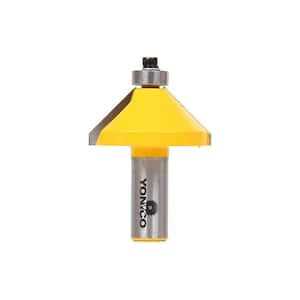 Yonico 33209q Top Bearing Ultra-Performance Compression Flush Trim Router Bit 14-inch Shank - Inhomebuy