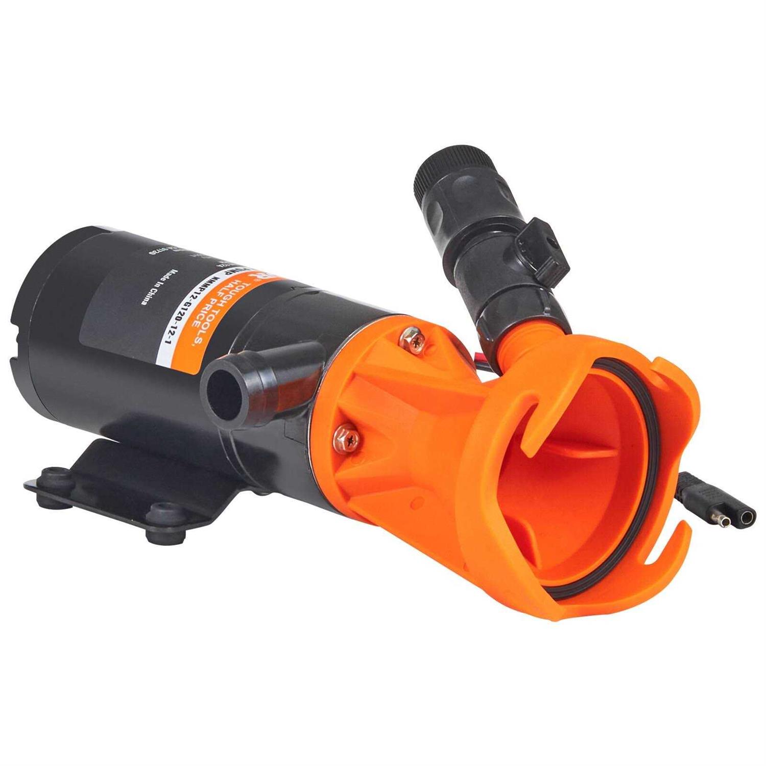 VEVOR RV Macerator Pump 12V 12GPM Self-priming Water Waste Pumps w/RV Connector & Hose FCJZBZLD12GPM9UO0V9 - Inhomebuy