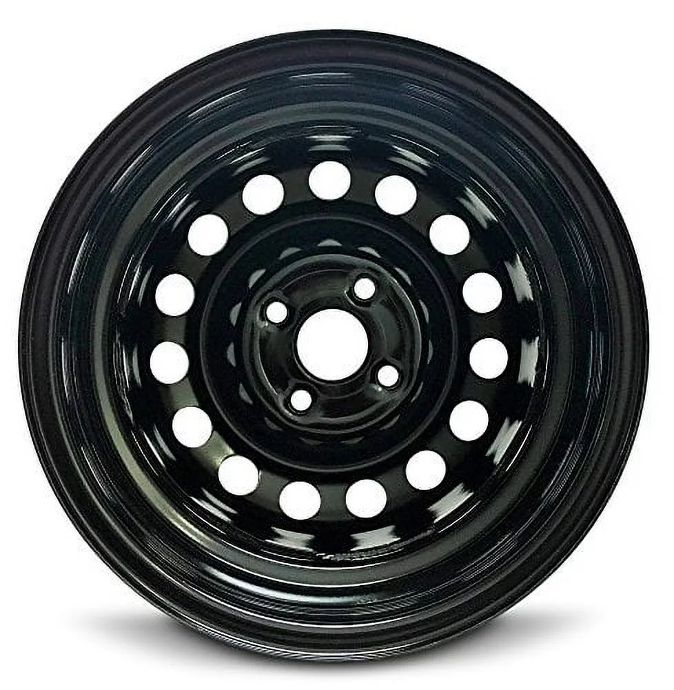 Wheel Rim for 2006-2017 Hyundai Accent 14 in Black Steel Rim Direct Fit - Inhomebuy
