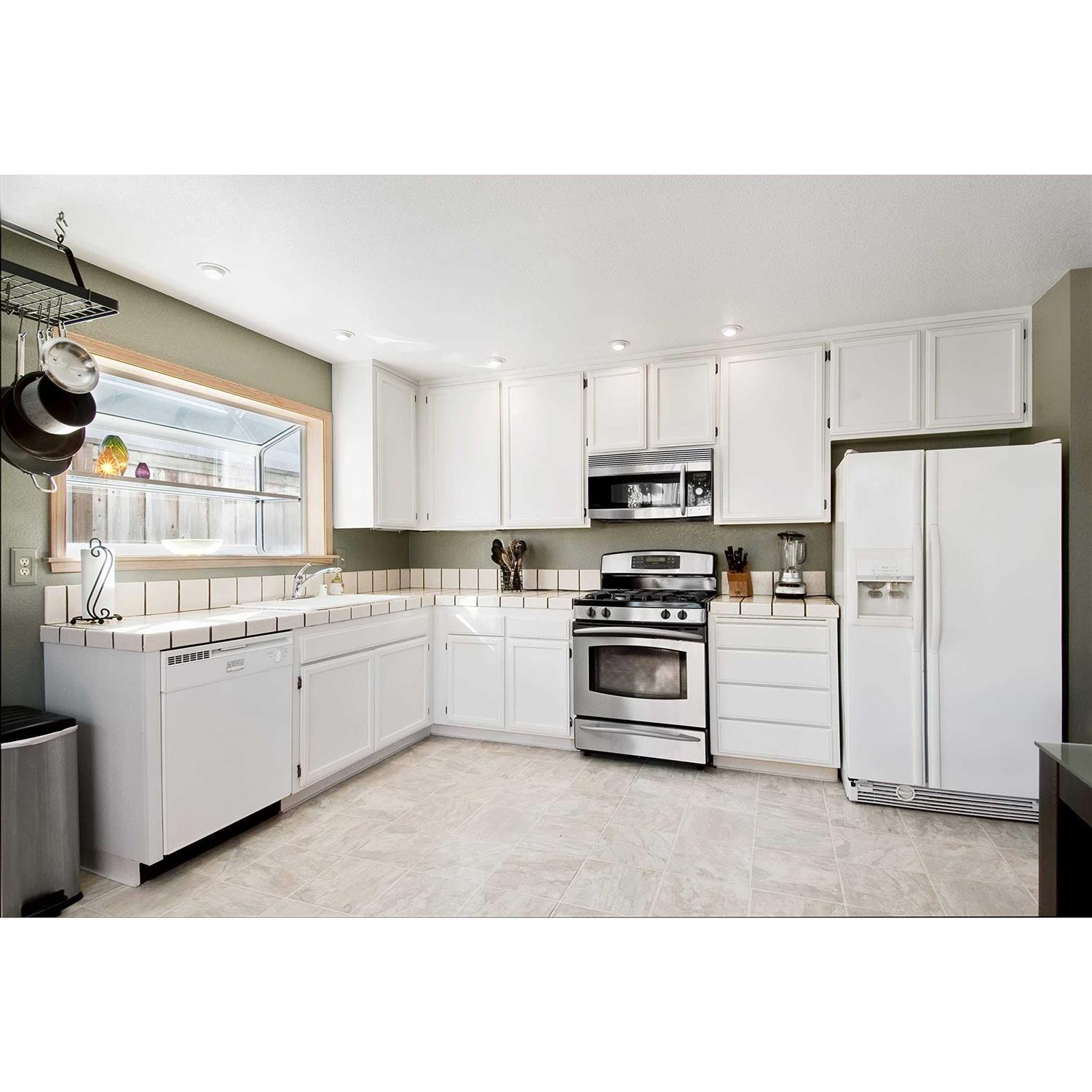 Decobasics Oil Rubbed Bronze Cabinet Hinges for Kitchen Cabinets -1/2 Overlay -Self Closing Kitchen Cab - Inhomebuy