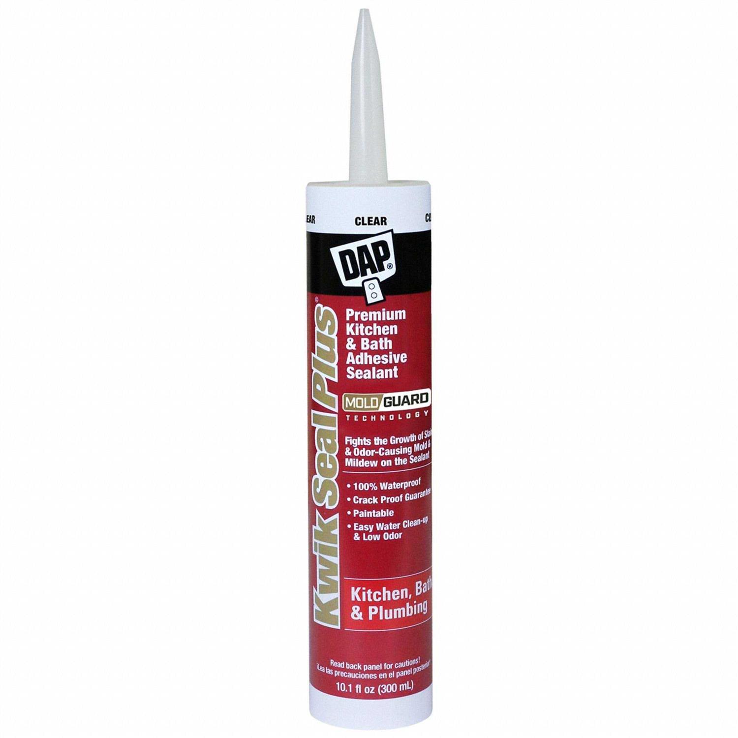 Dap Kwik Seal Plus Kitchen Bath Adhesive Caulk - Inhomebuy