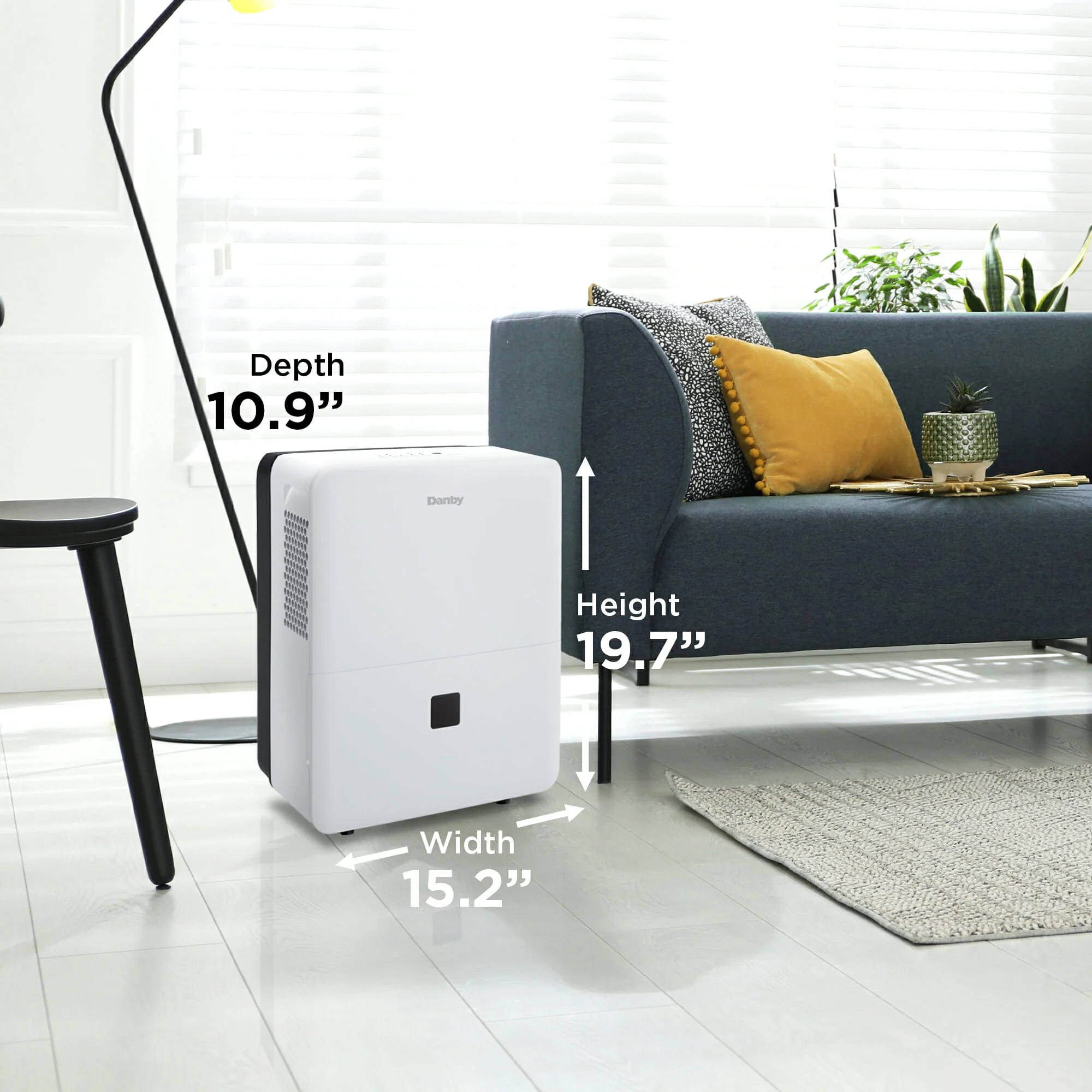 Danby Dehumidifier: 22 Pint (10.4L), controls humidity in spaces up to 1,500 sq. ft. | DDR020BJWDB-ME - Inhomebuy