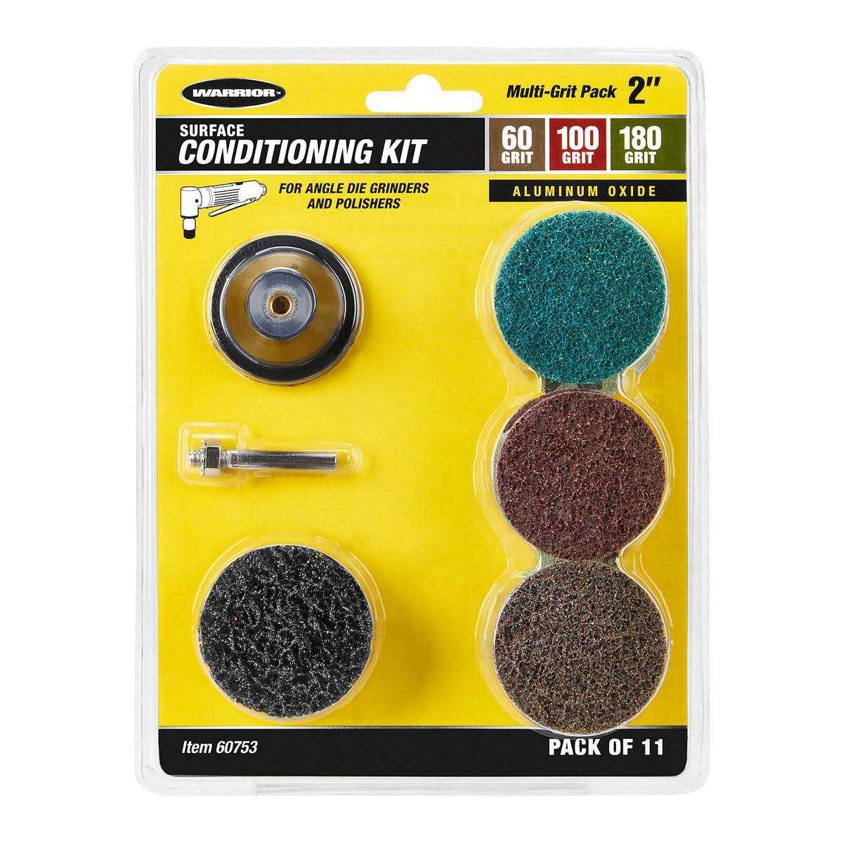 Warrior 2 in. Shaft Mounted Polycarbide Abrasive Wheel - Inhomebuy