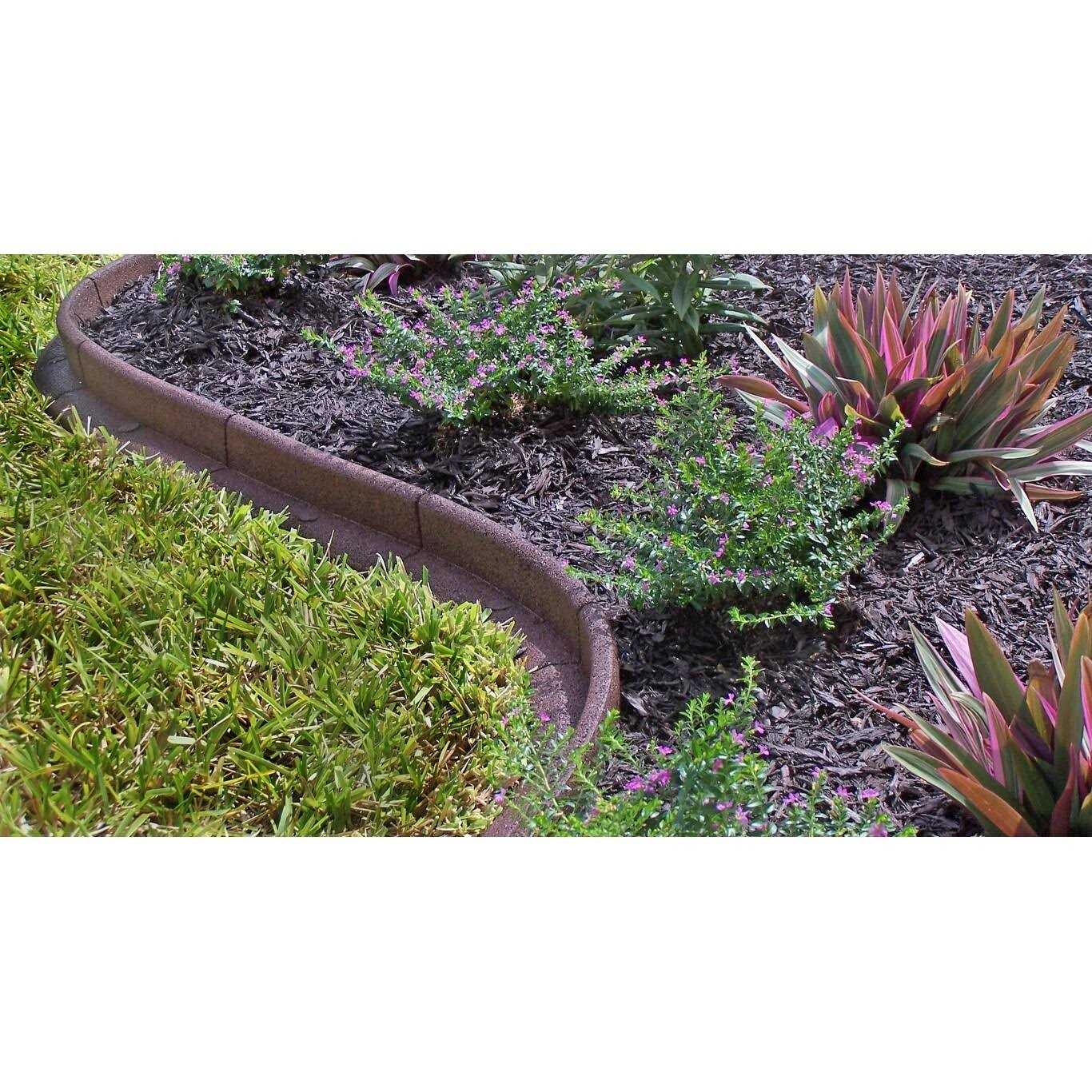 EcoBorder 4 ft Rubber Landscape Edging - Inhomebuy