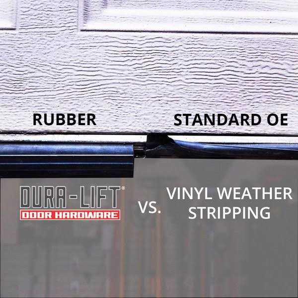 DURA-LIFT Garage Door Double-T Rubber Weather Seal DLSR9 - Inhomebuy