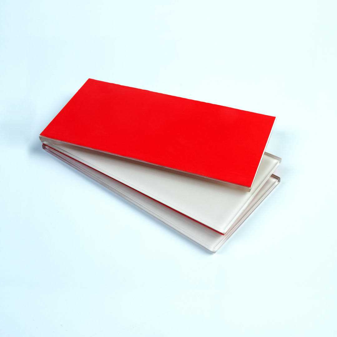 WS Tiles Hand Painted 3 in. x 6 in. Glass Subway 12 in. x 12 in. Mesh-Backed Wall Tile WST - Inhomebuy