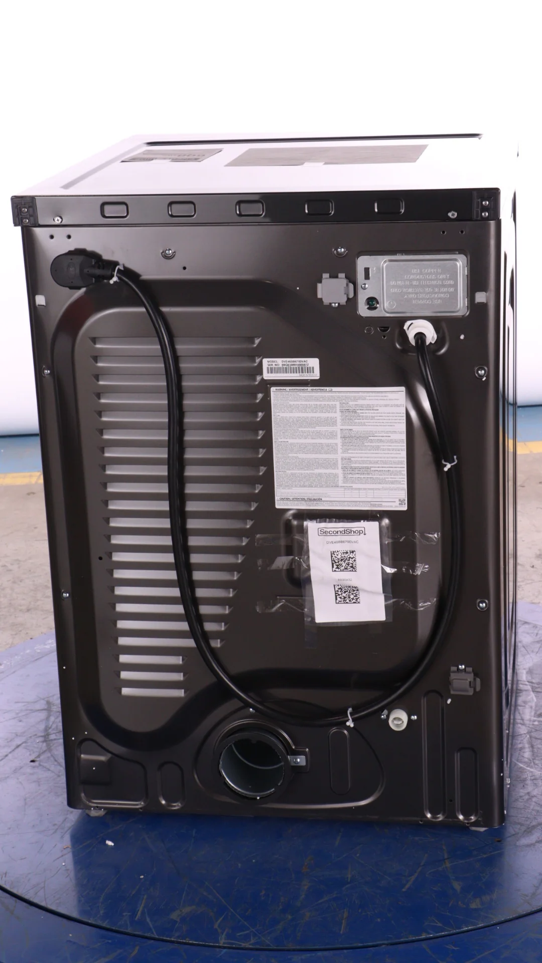 SAMSUNG BESPOKE 27 IN. 7.5 CU. FT. BLACK STAINLESS STEEL ELECTRIC DRYER WITH SUPER SPEED DRY - DVE46 - Inhomebuy