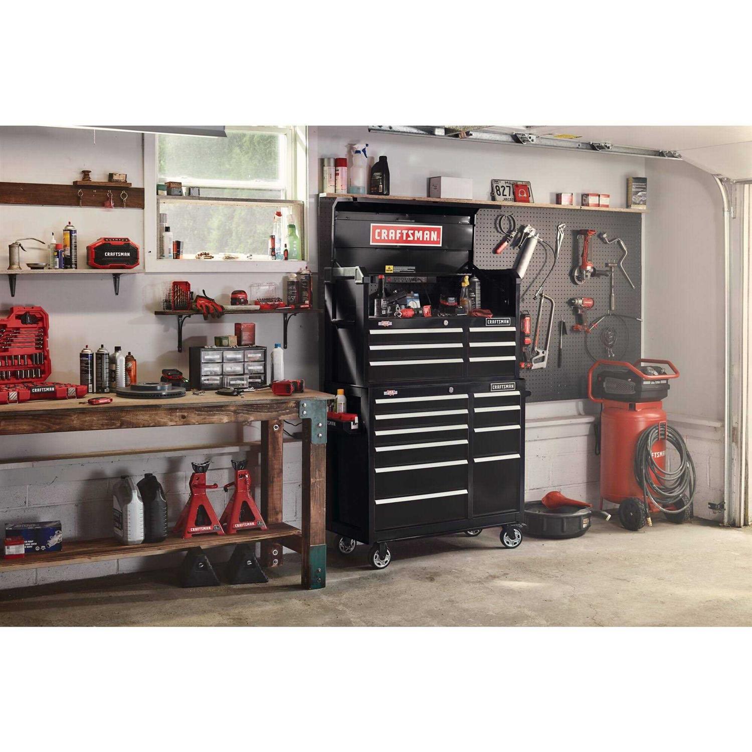 Craftsman 2000 Series 26.5-in W x 37.5-in H 5-Drawer Steel Rolling Tool Cabinet CMST - Inhomebuy