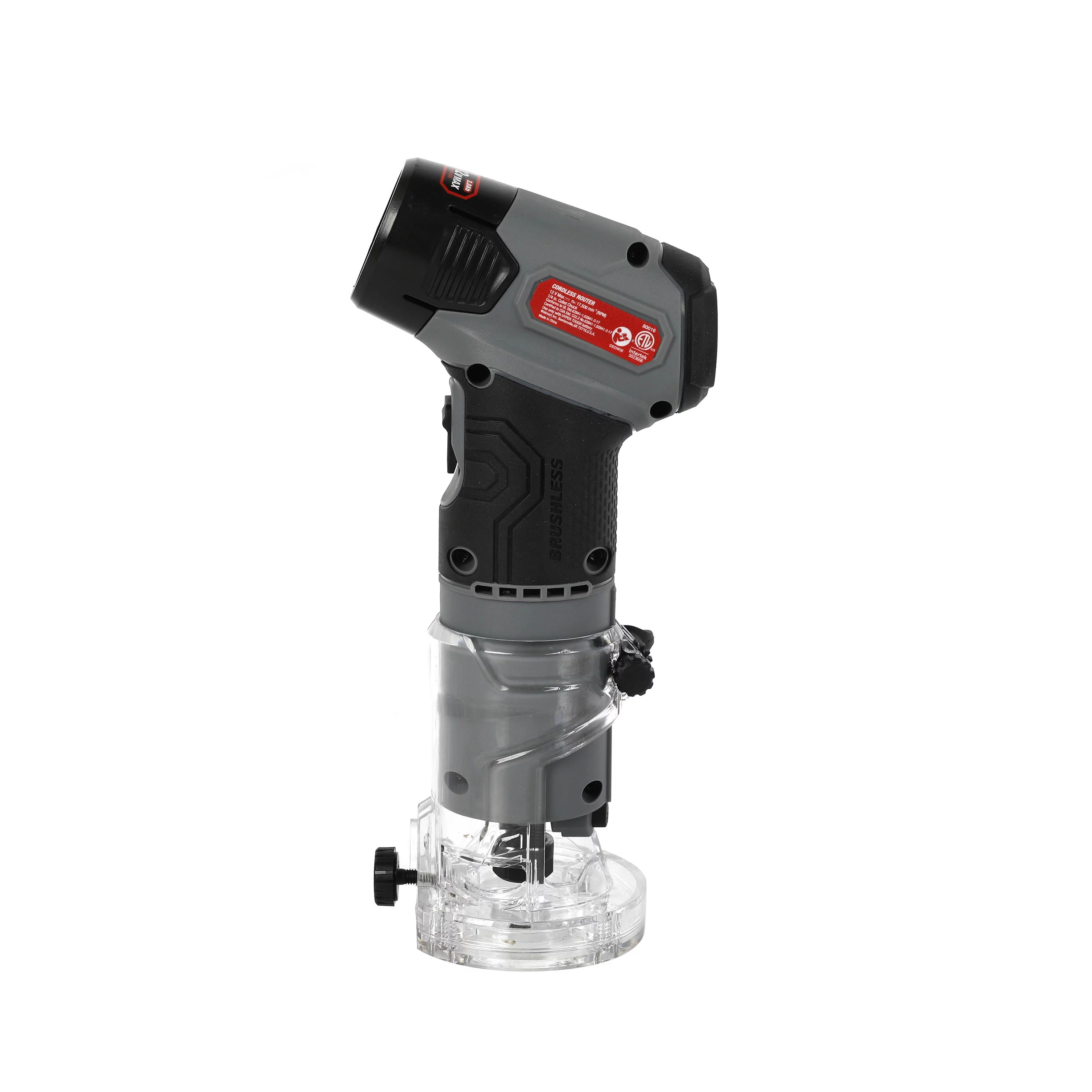 Hyper Tough 12V Max Lithium-Ion Brushless Palm Edge Router with 1.5Ah Battery and Charger, 80016 - Inhomebuy