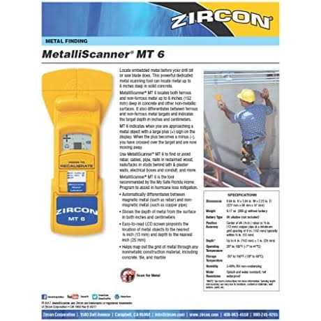 Zircon MetalliScanner MT 7 - Inhomebuy
