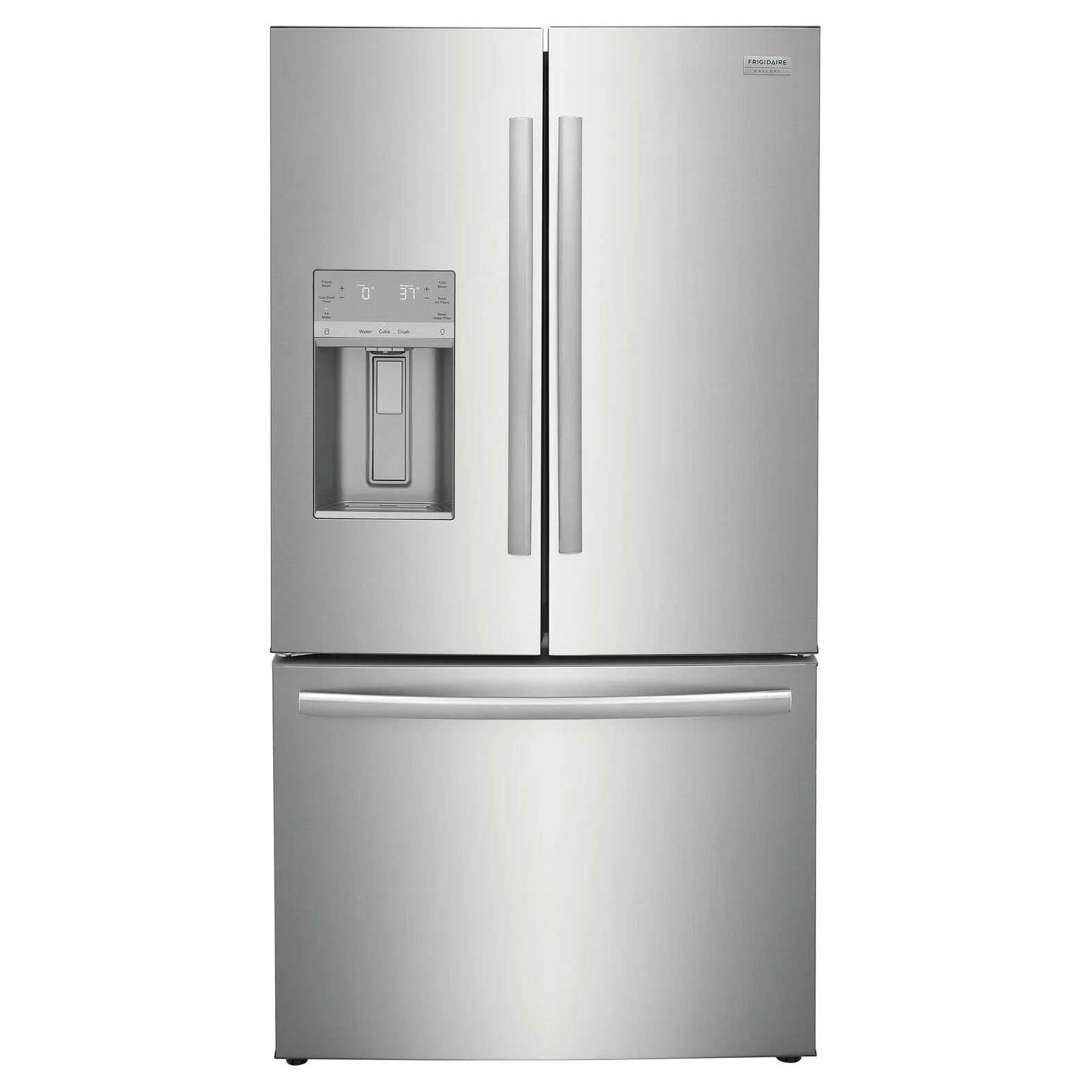 FRIGIDAIRE GALLERY 36 IN 22.6 CU FT. COUNTER-DEPTH FRENCH DOOR REFRIGERATOR WITH AUTO-CLOSE DOORS - - Inhomebuy