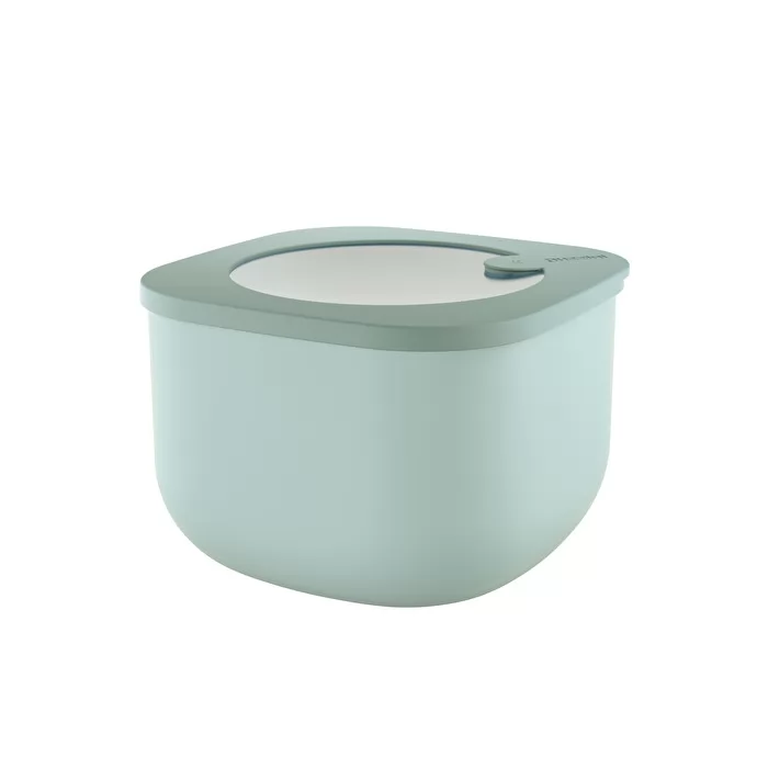 M STORE&MORE - Deep airtight fridge/freezer/microwave containers Matt mid blue 1550cc - Inhomebuy