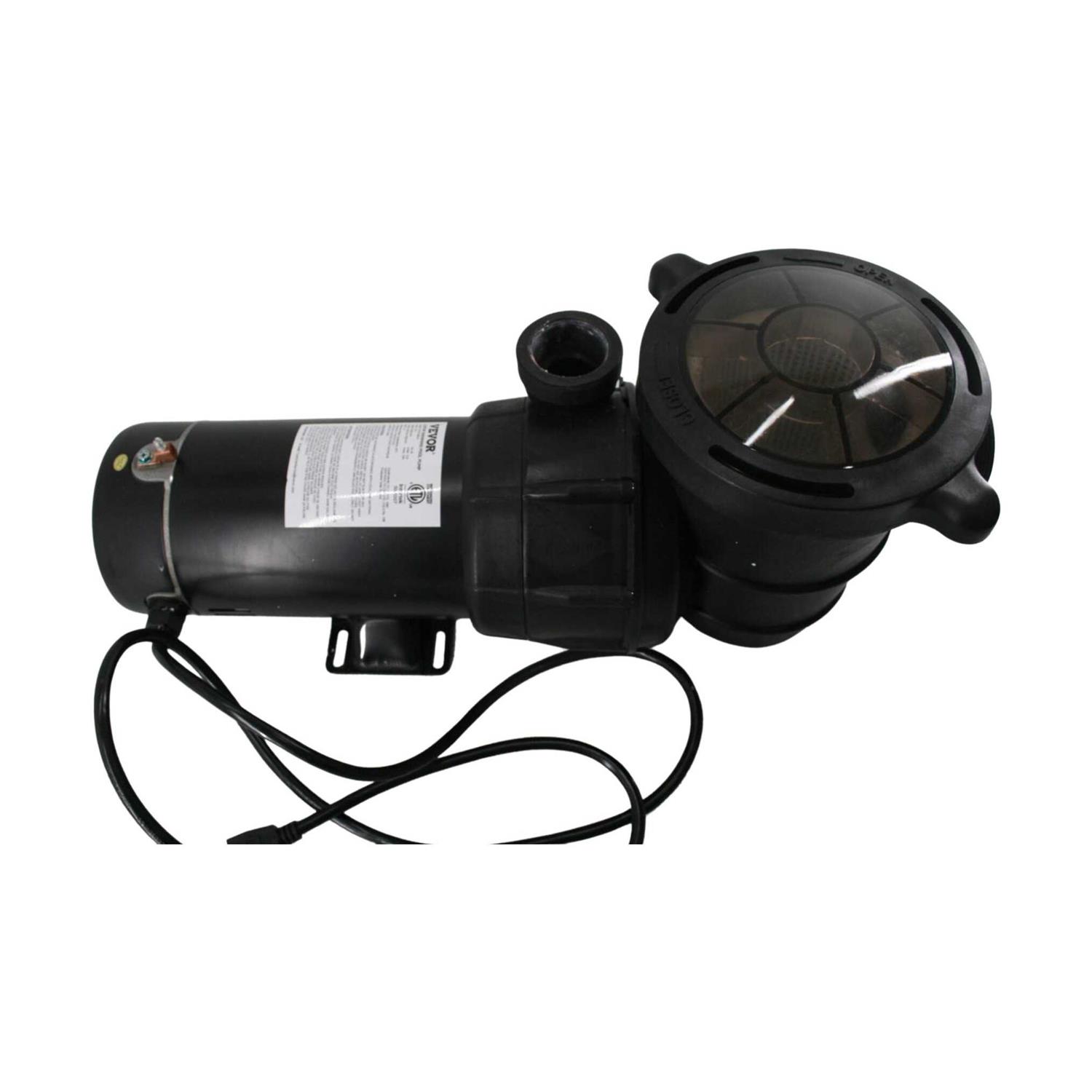 VEVOR Pool Pump Aboveground 1.5HP 115V Single Speed 5280GPH 1100W Powerful Swimming Self Primming Pool Filtre Pump with Strainer Basket - Inhomebuy