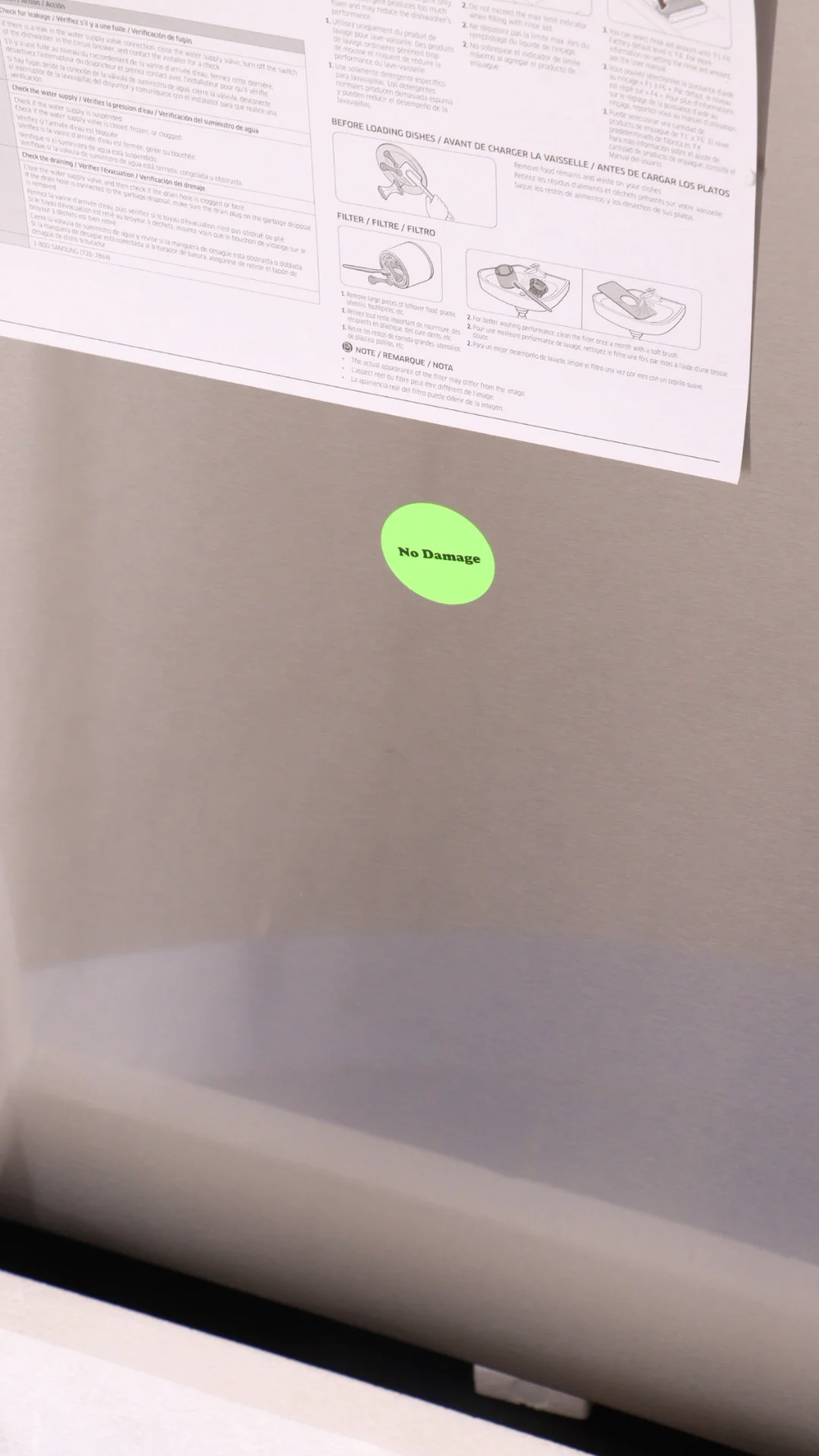 SAMSUNG 24 IN. DISHWASHER WITH STORMWASH - DW80B7070US/AC - Inhomebuy