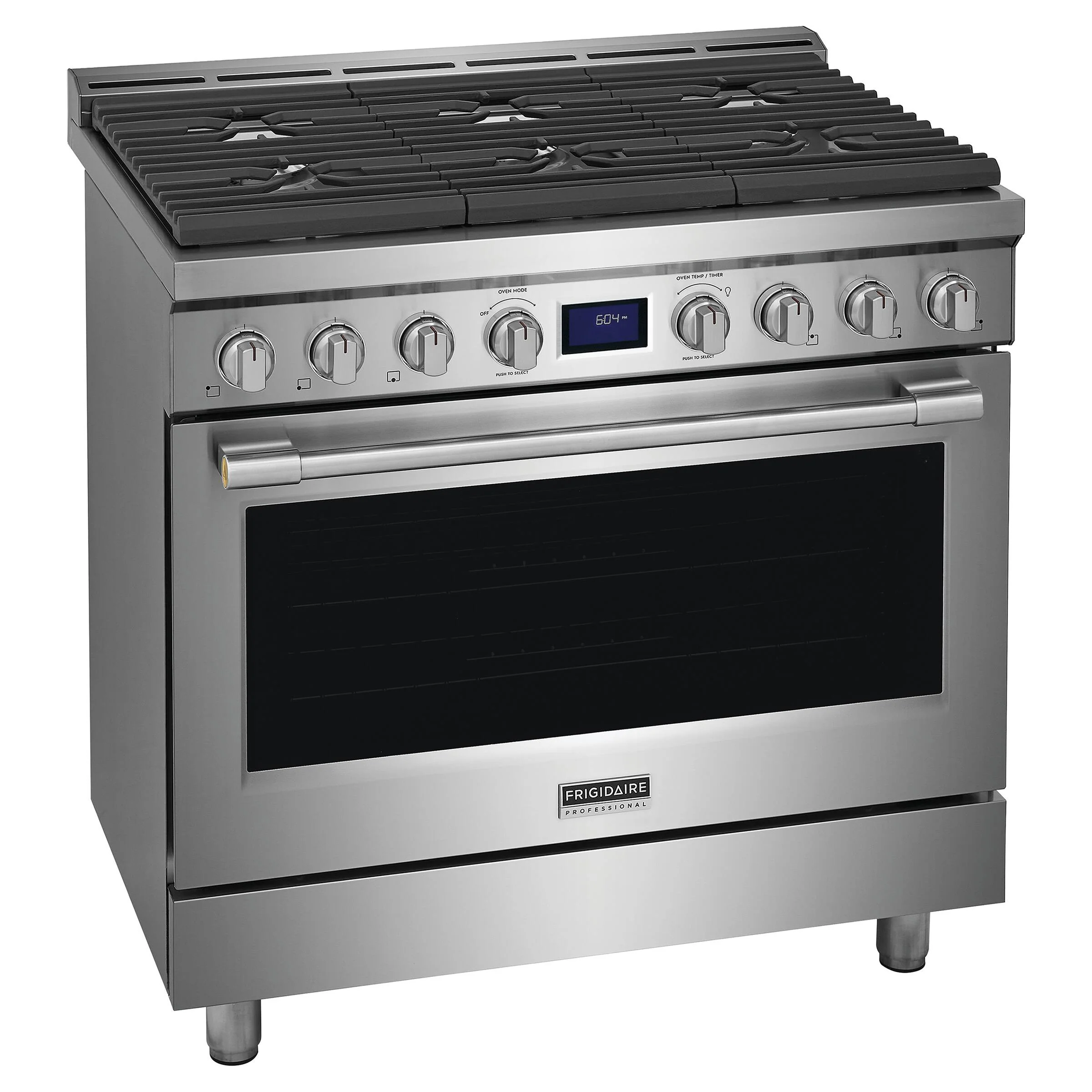 FRIGIDAIRE PROFESSIONAL 36 IN. 4.4 CU FT. STAINLESS STEEL GAS FREESTANDING RANGE WITH TRUE CONVECTIO - Inhomebuy