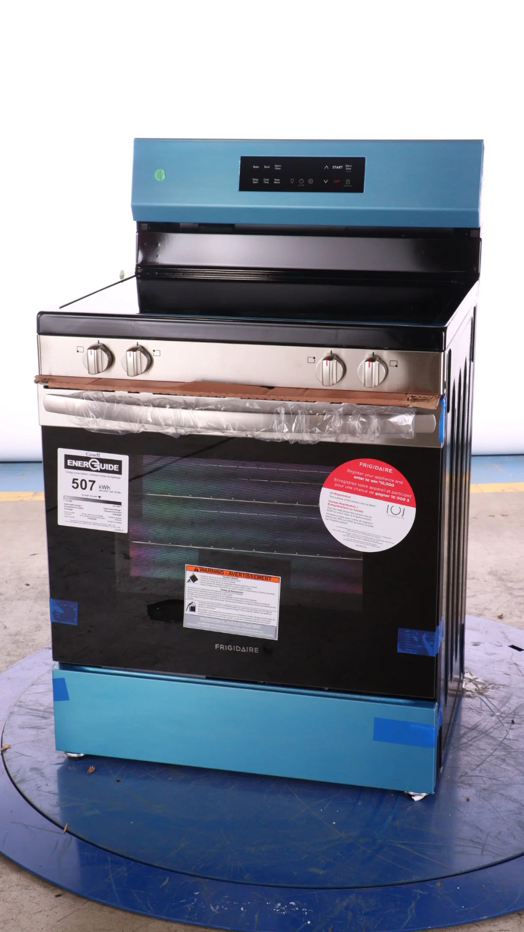 FRIGIDAIRE 30 IN 5.3 CU FT. ELECTRIC FREESTANDING RANGE WITH EVENTEMP COOKTOP - FCRE306CAS - Inhomebuy