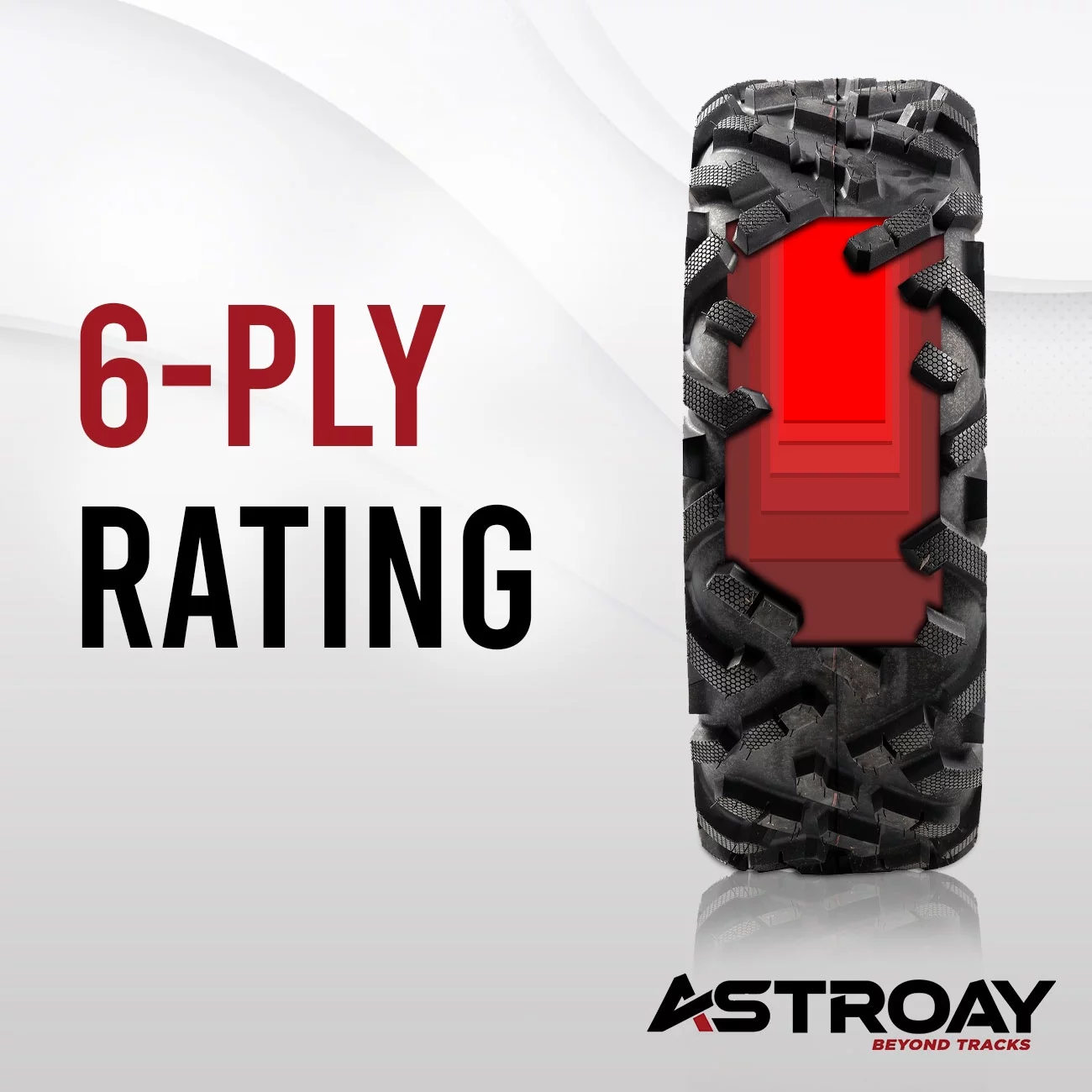 26 x 9 - 14 Astroay Atlas Utility ATV/UTV Tire - Inhomebuy