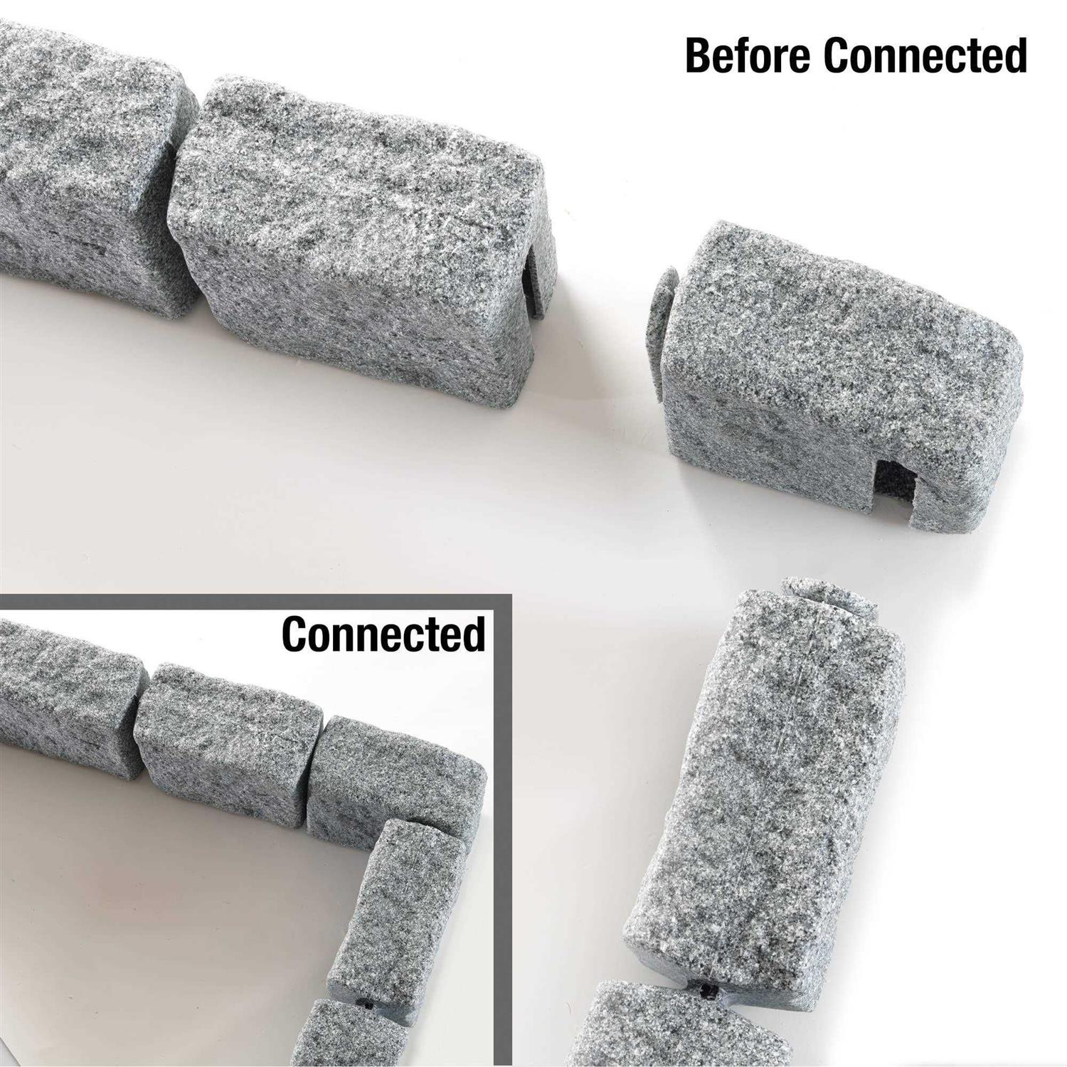 Pack of 4, Beuta 6-Block Sections w/ Landscape Spikes - Inhomebuy