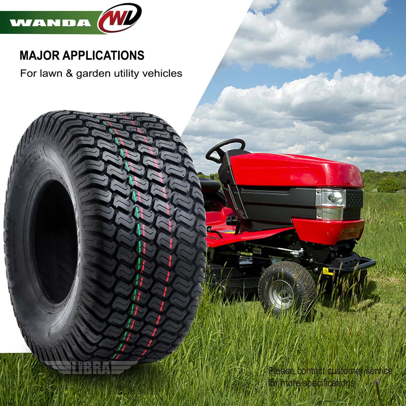 2 New 15x6.00-6 Lawn Mower Tractor Cart Turf Tires P332 -13016 - Inhomebuy
