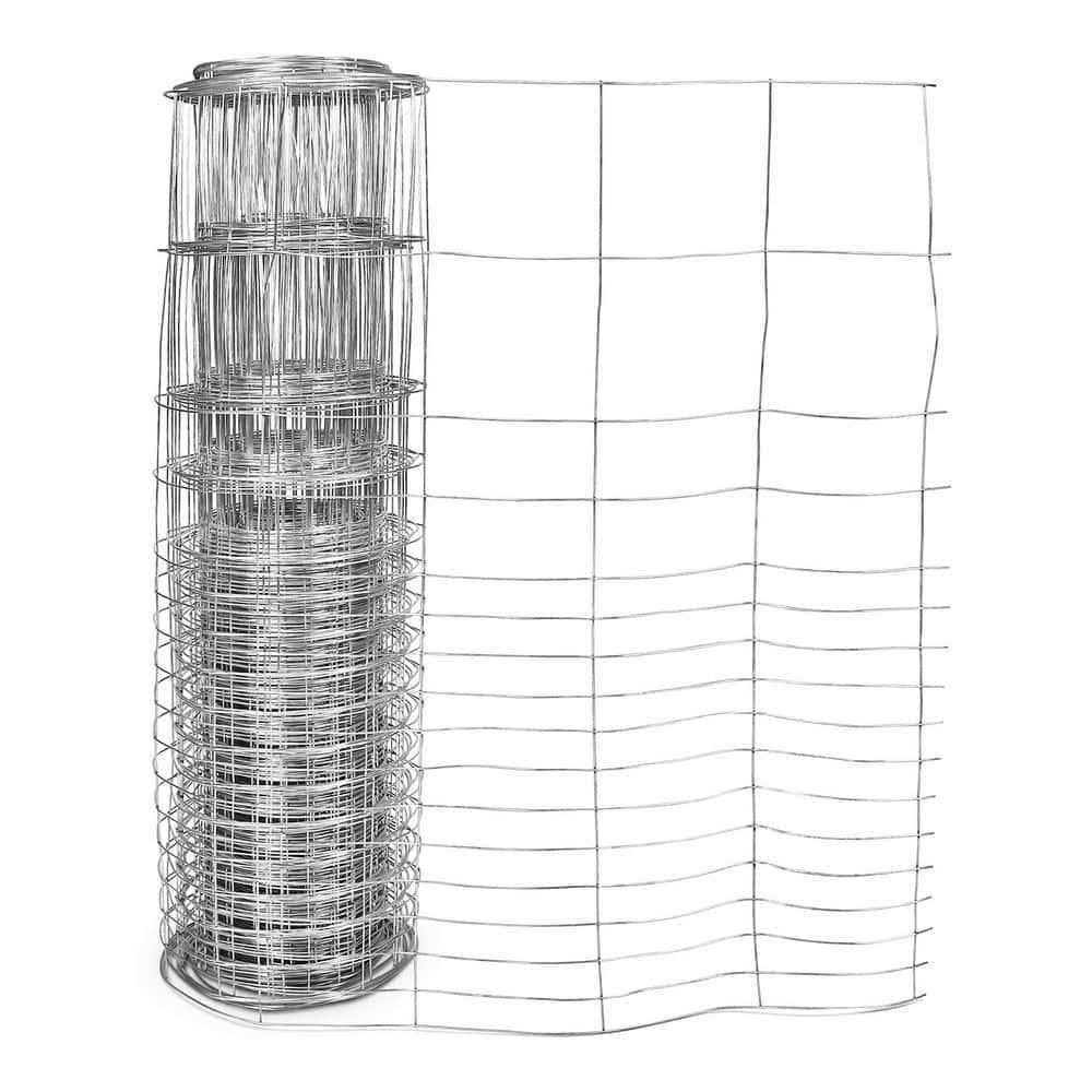 Fencer Wire 19 Gauge Green Vinyl Coated 1/2 Hardware Cloth Vegetables Garden Rabbit Fencing Snake Fence for Chicken Run Critters Gopher Racoons - Inhomebuy