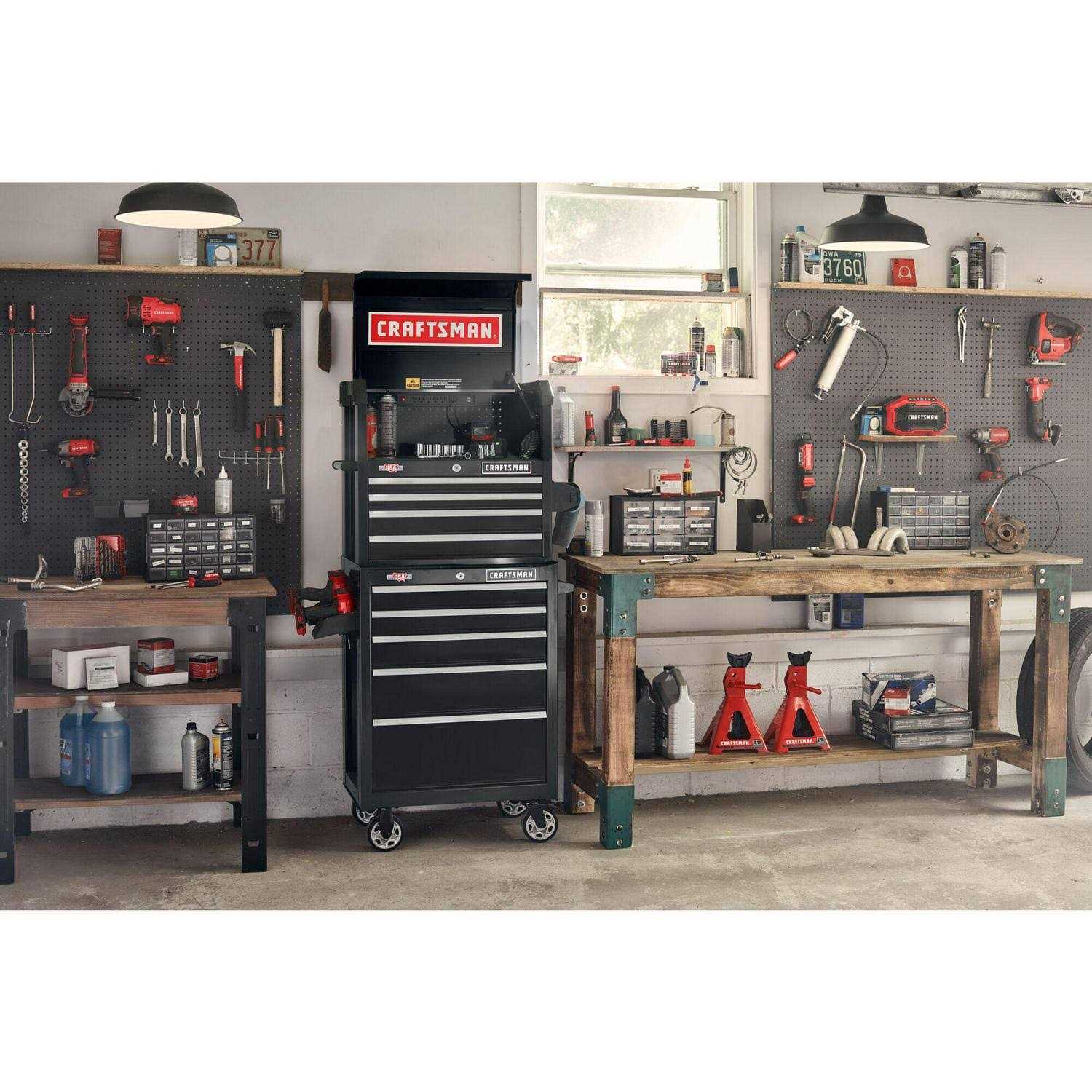 Craftsman 2000 Series 26.5-in W x 37.5-in H 5-Drawer Steel Rolling Tool Cabinet CMST - Inhomebuy