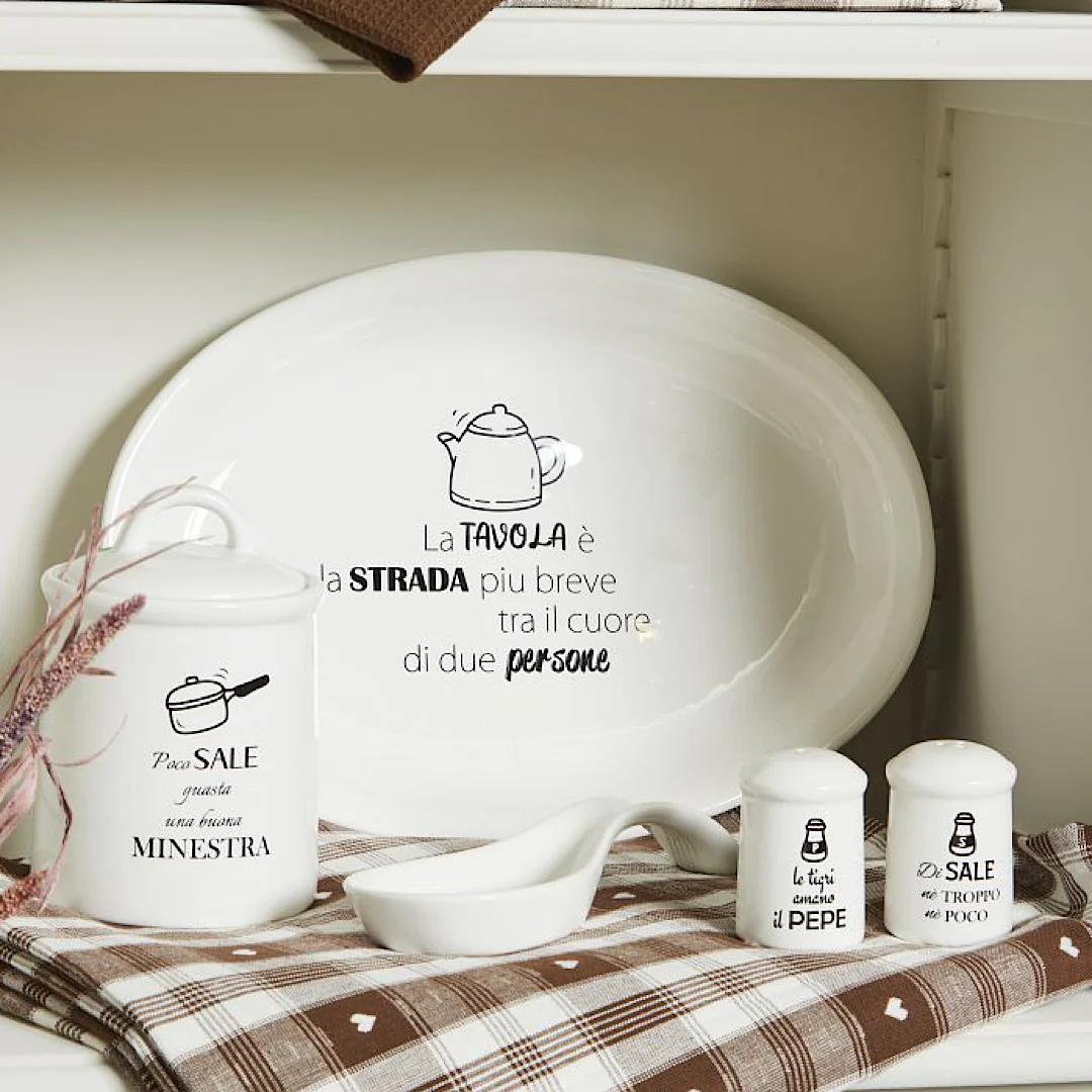 Ceramica Kitchen Cool Salt And Pepper Set of 2 - Inhomebuy