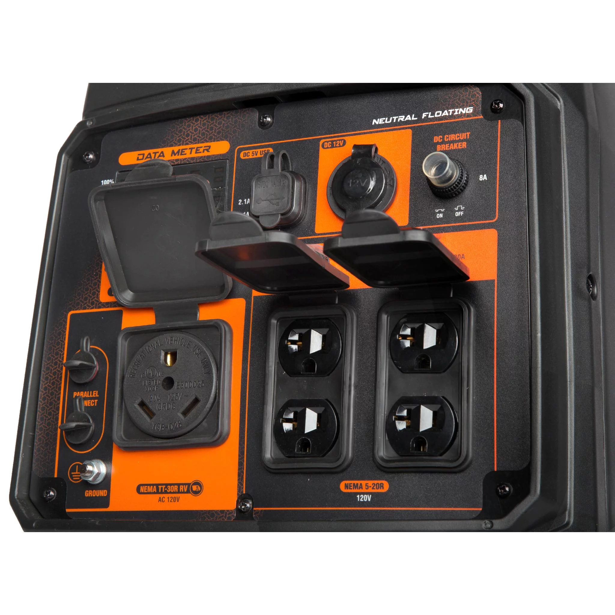 WEN 4800-Watt Portable Inverter Generator, RV-Ready, Quiet and Lightweight with Fuel Shut Off - Inhomebuy