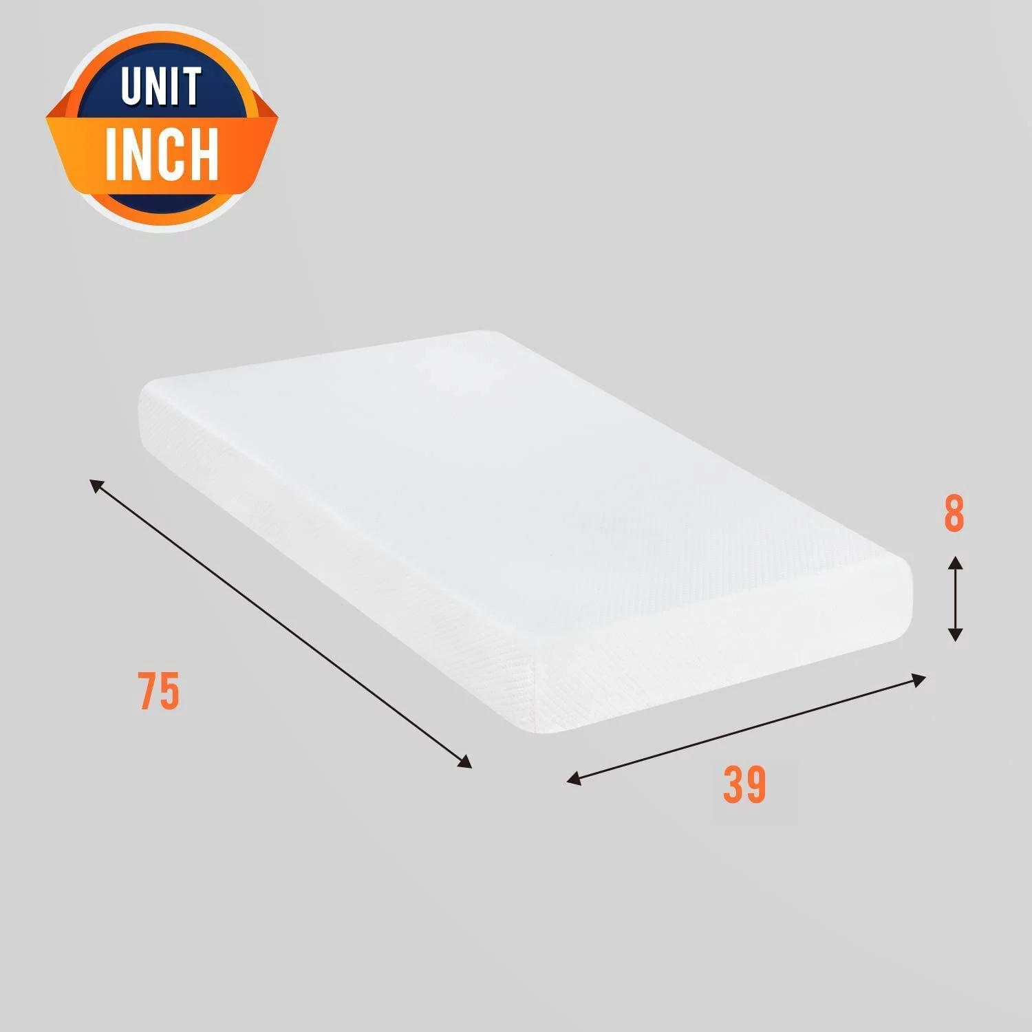 YRLLENSDAN 6 Inch Gel Memory Foam Mattress Medium Firm Mattresses Bed-in-a-Box, Twin - Inhomebuy