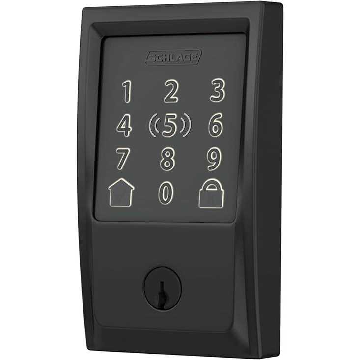 Schlage BE499WB-CAM Encode Plus Camelot Touchscreen Electronic Deadbolt with WiFi - Inhomebuy