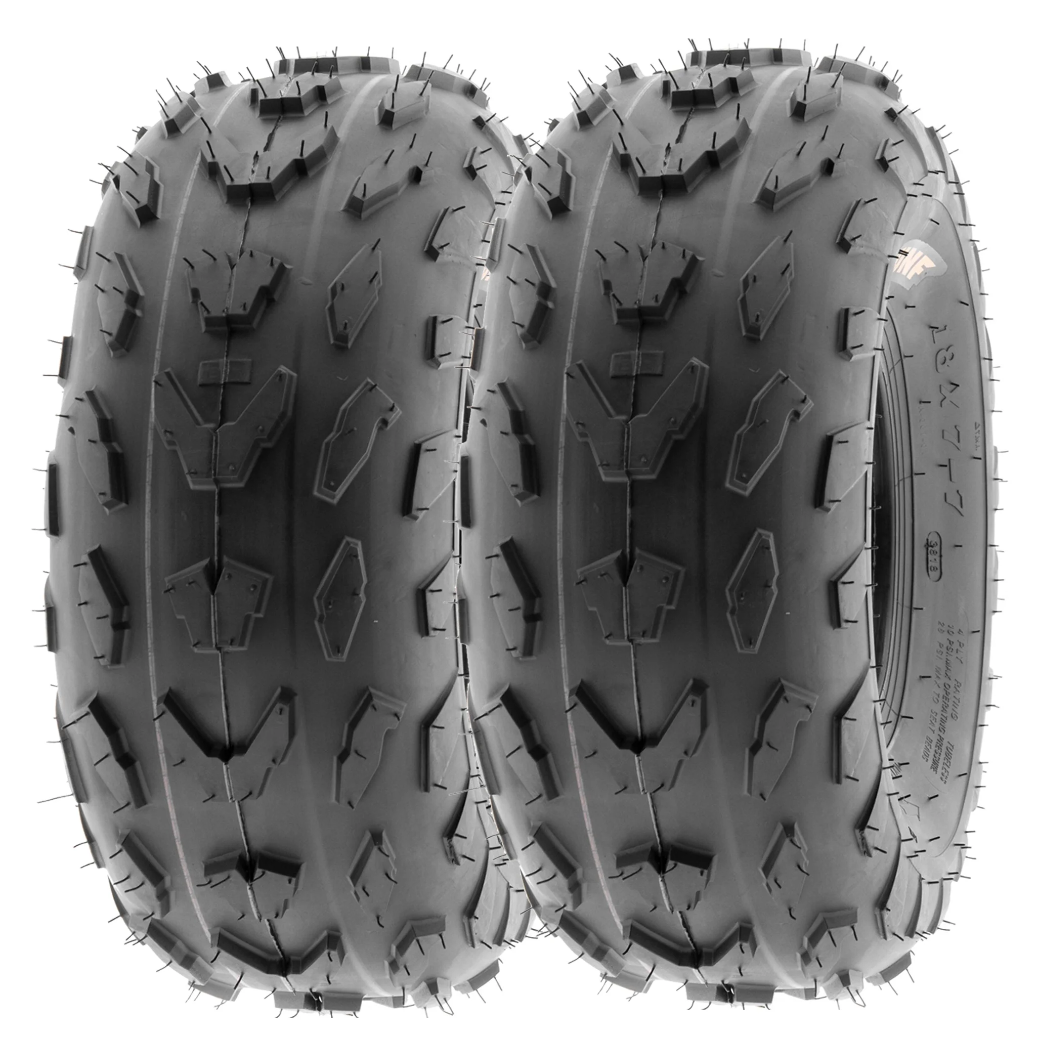 SunF All Trail ATV UTV Tires 18x7-7 4 PR A007 (Pair of 2) - Inhomebuy