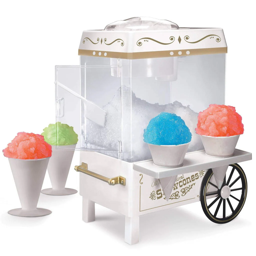 Vintage Snow Cone Maker, White - Inhomebuy