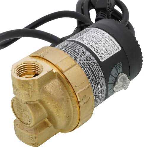 GOULDS WATER TECHNOLOGY Laing Thermotech E Series 0.02 HP E1-BCSVNNNW-01 Circulating Pump with Adjustable Speed and Plug - Inhomebuy
