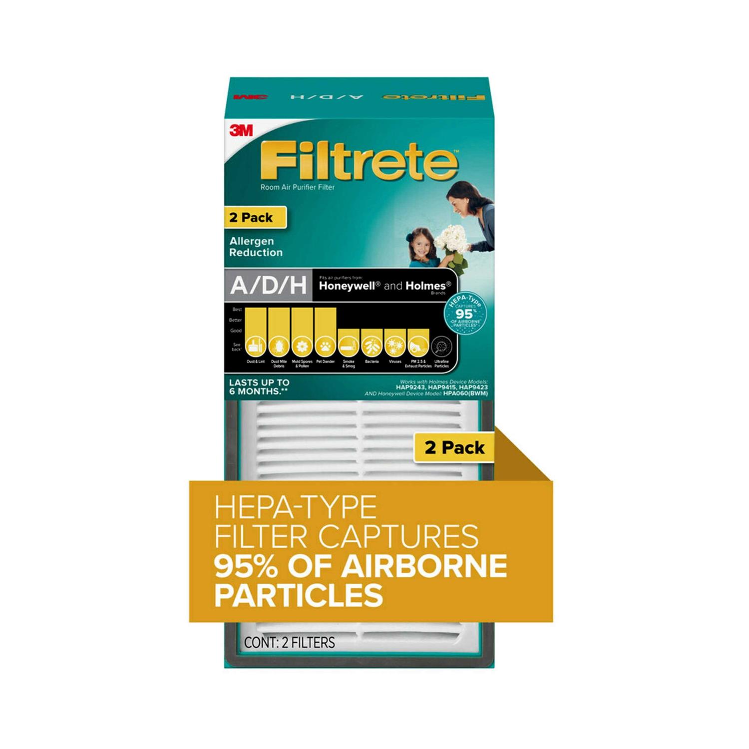 Filtrete by 3M Air Purifier with HEPA-Type Filter - Inhomebuy