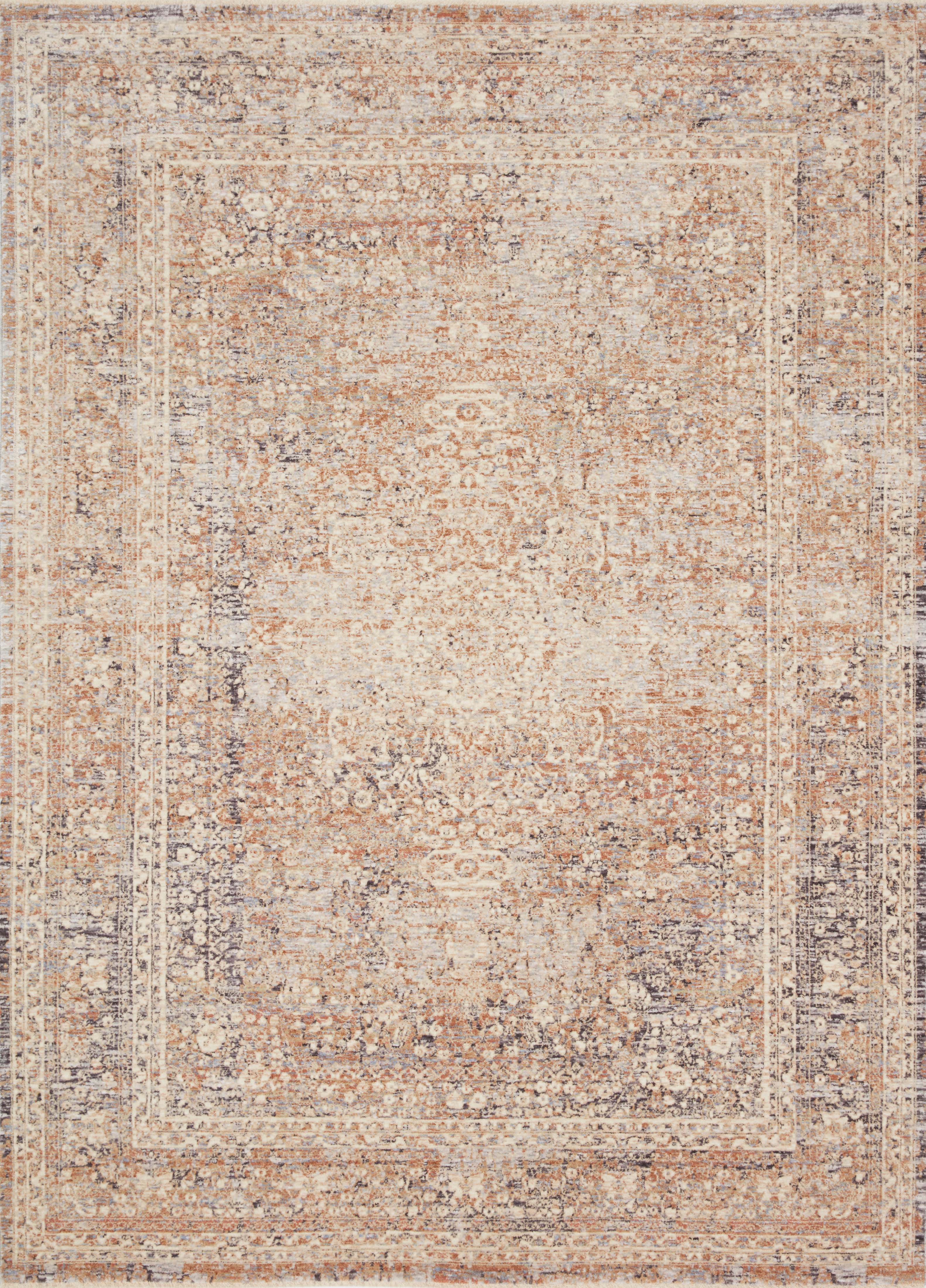 Loloi Rugs Faye Collection Rug in Sky, Sand - 9'6