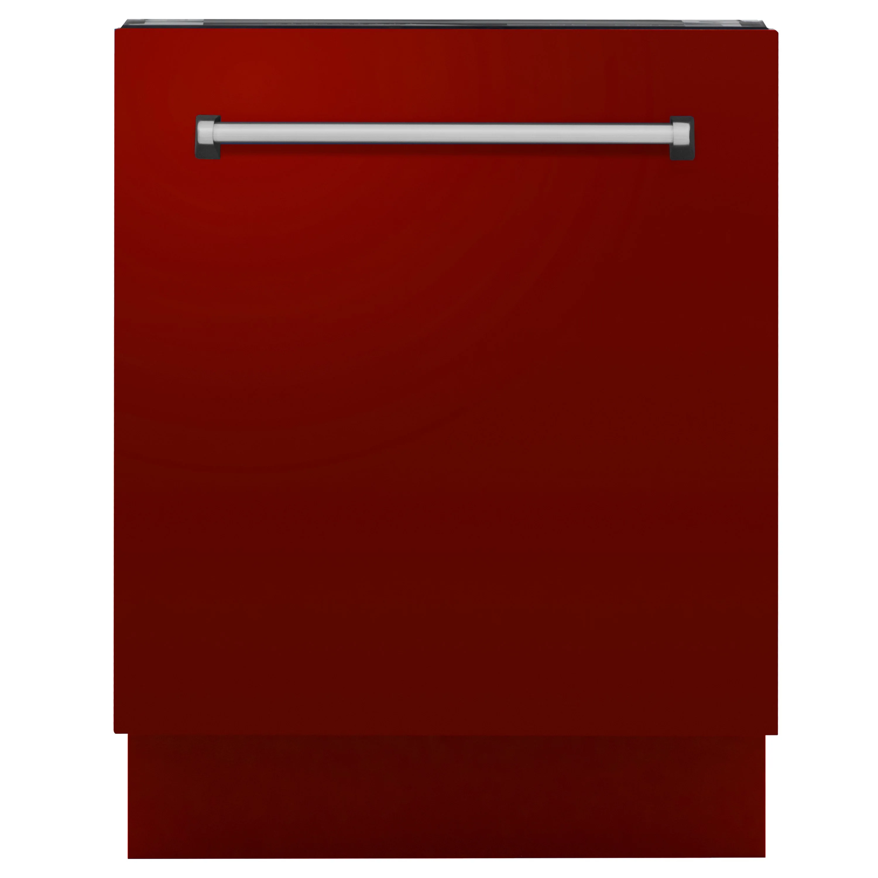 ZLINE 24 in. Top Control Tall Dishwasher in Red Gloss with 3rd Rack, DWV-RG-24 - Inhomebuy
